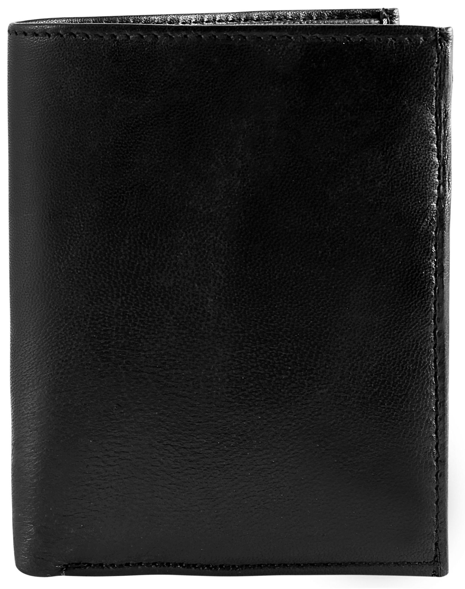 SteinMeister Herren Geldbörse aus Echtleder in schwarz. Format 10 x 12 cm.