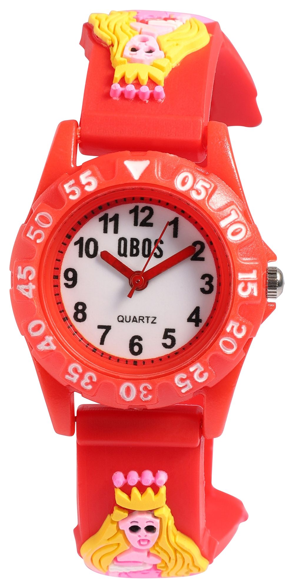 Qbos Kinderuhr Prinzessin mit Silikonband