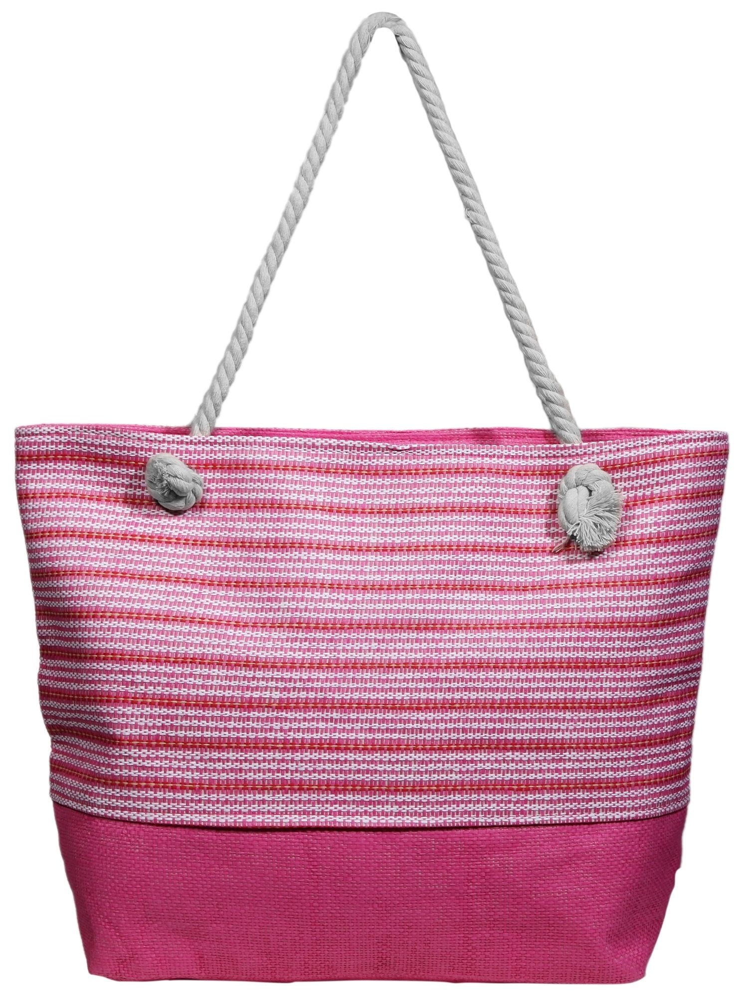 Cham Cham Damen Handtasche aus Textil, Maße: 51 x 36 x 14 cm, Pink