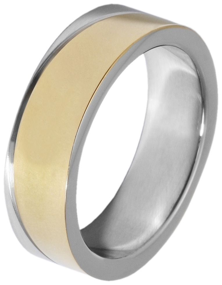 Akzent Damen-Ring aus Edelstahl