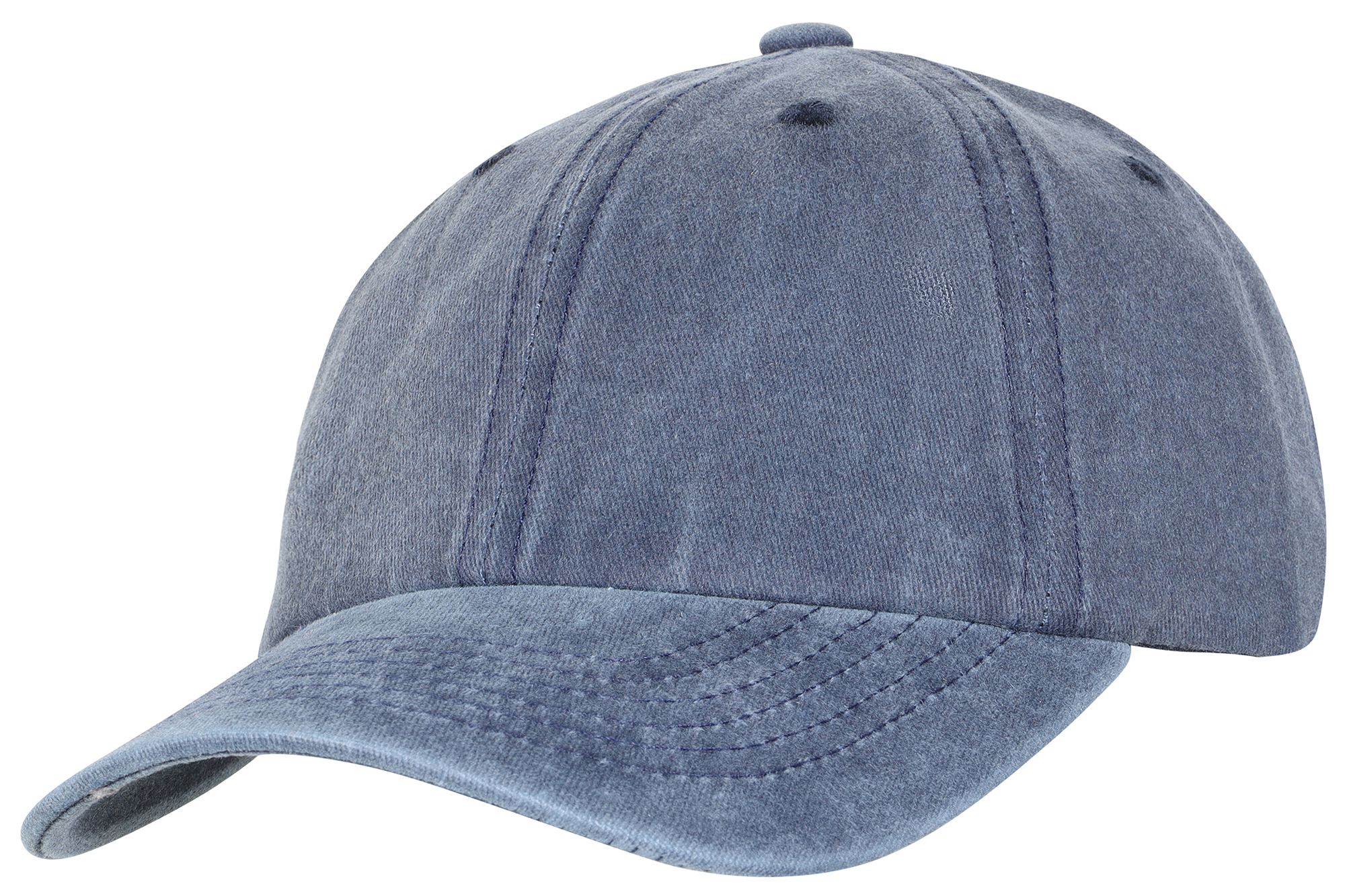 Caps/ Basecaps, VE 4, Used-Look, blau