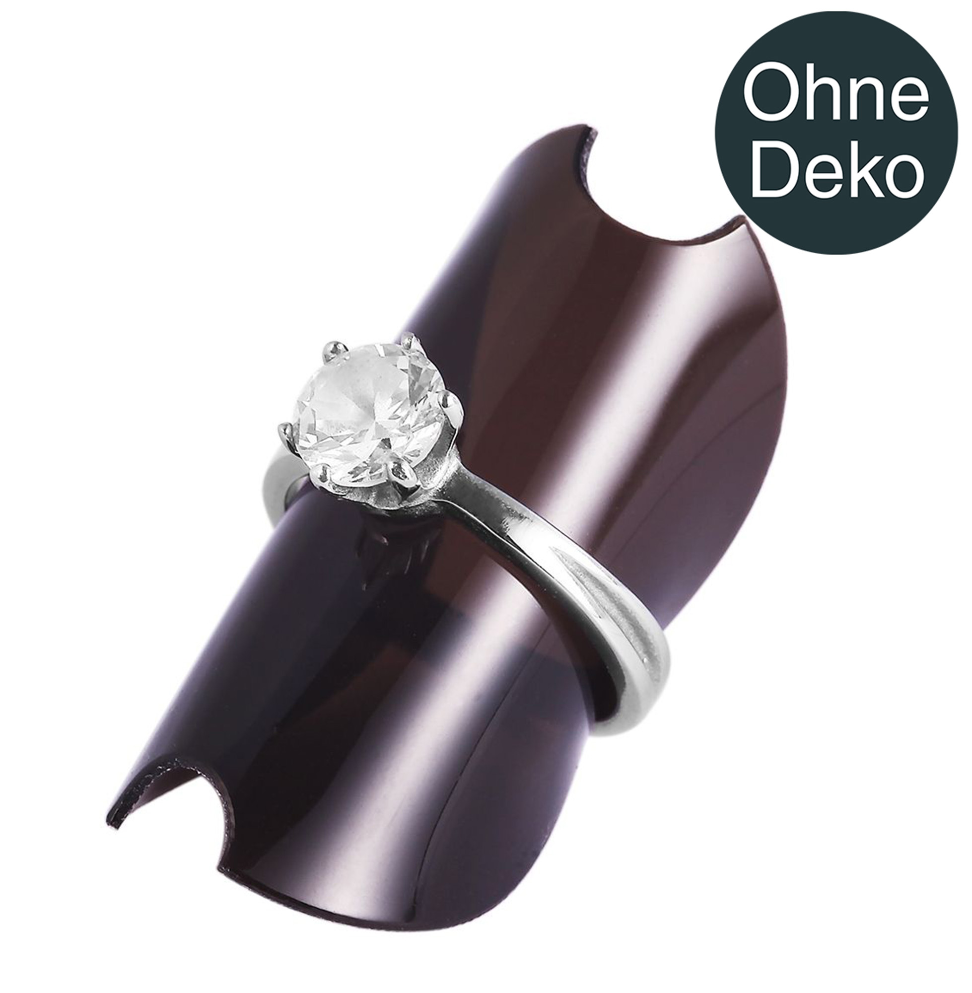 Ringaufsteller aus Kunstoff, VE 100, schwarz