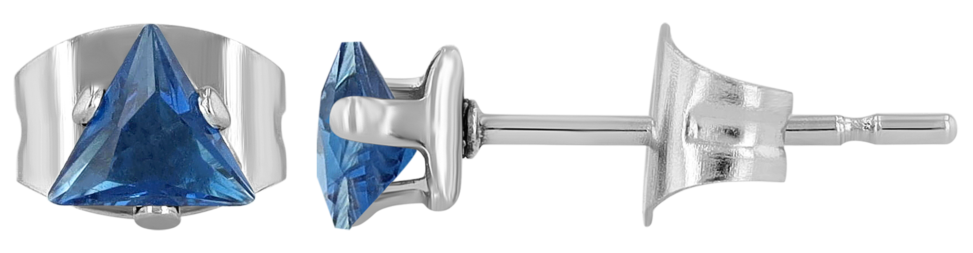 "Sumire", Edelstahl Ohrstecker, Zikonia, silberfarben