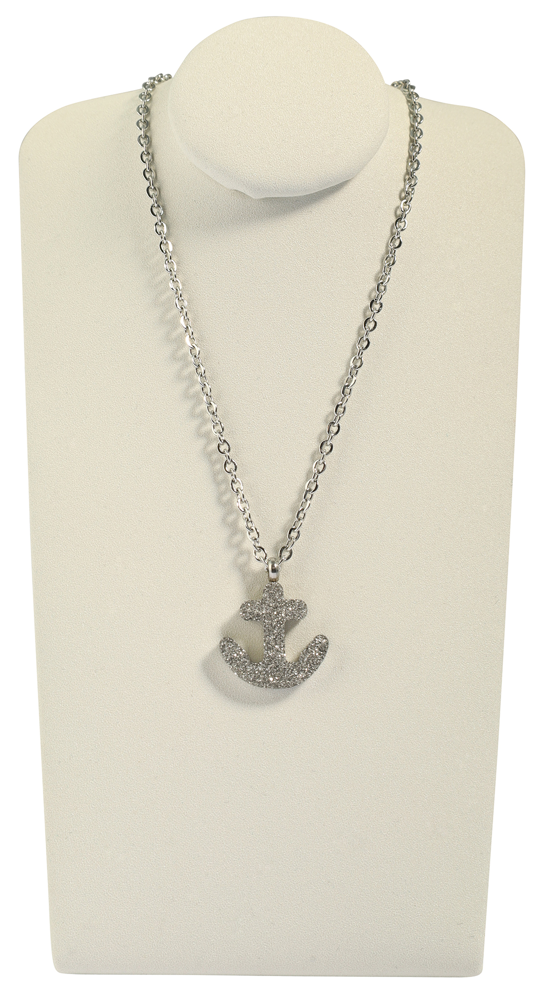 Schaufensterbüste, 2 Stück, Metall, PU-Bezug, weiß