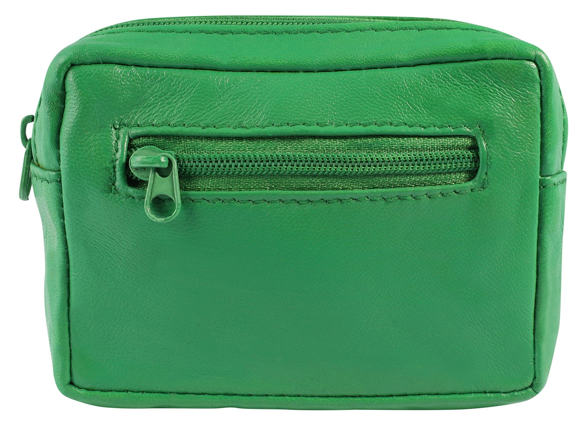 "Slick", Leonardo Verrelli Schlüsselbeutel aus Echtleder, grün