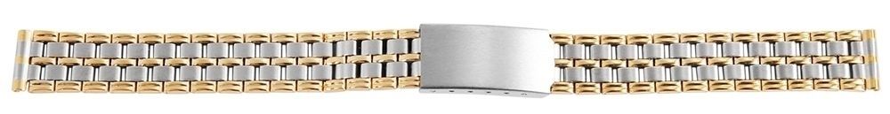 Gliederband, Edelstahl, silberfarbig, poliert, 12 mm Stegbreite