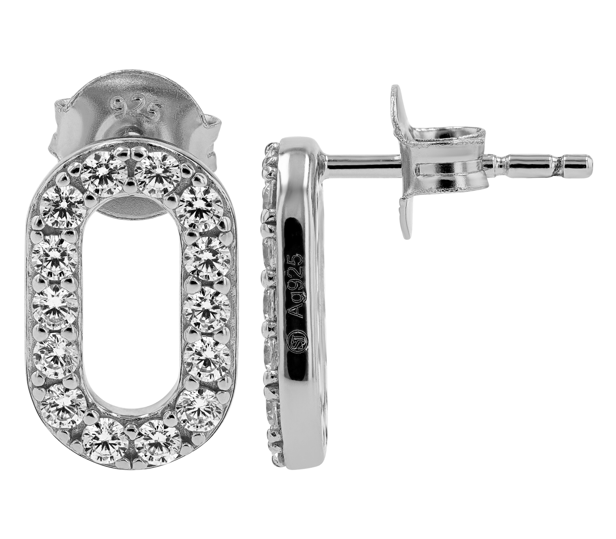 Sif Jakobs Jewellery 925/- Echt Silber Ohrstecker "Capizzi", Zikonia, rhodiniert