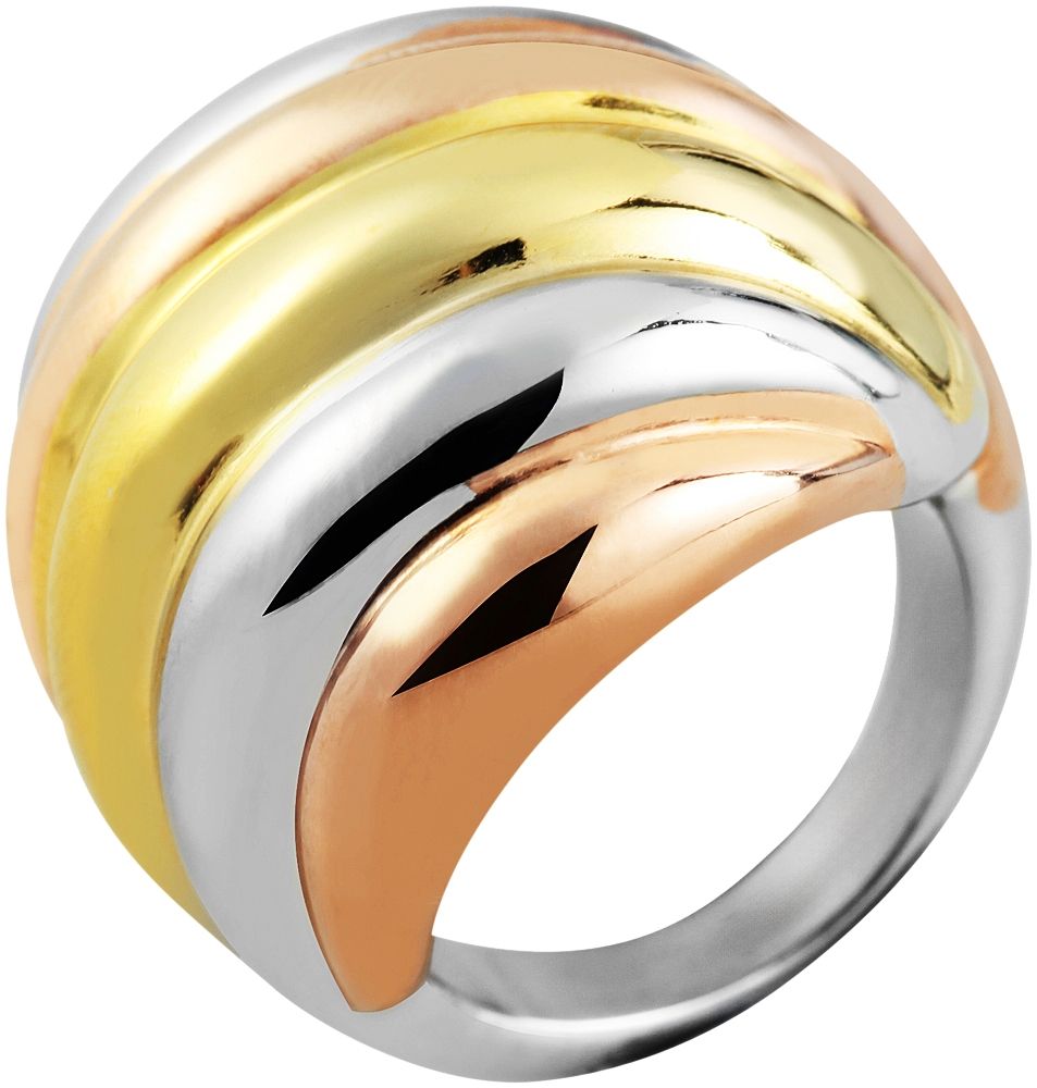 Akzent Damen-Ring aus Edelstahl