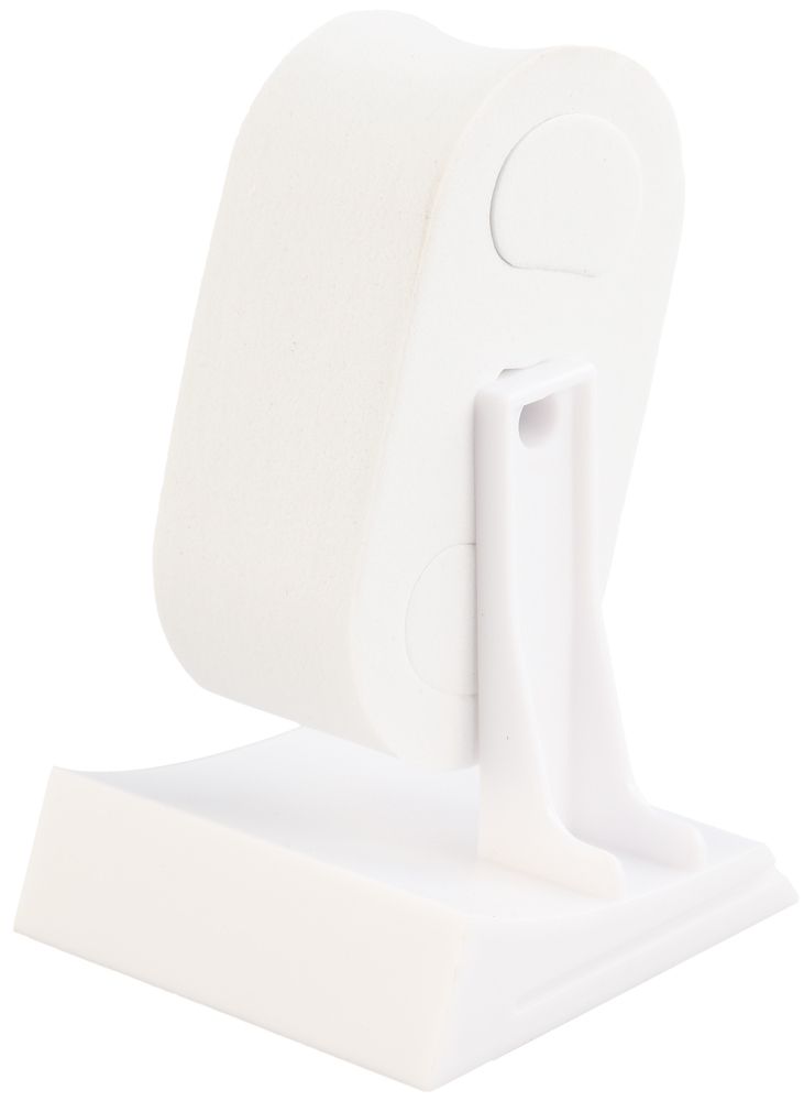 Uhrenständer weiß für eine Uhr / Blanco Aufsteller