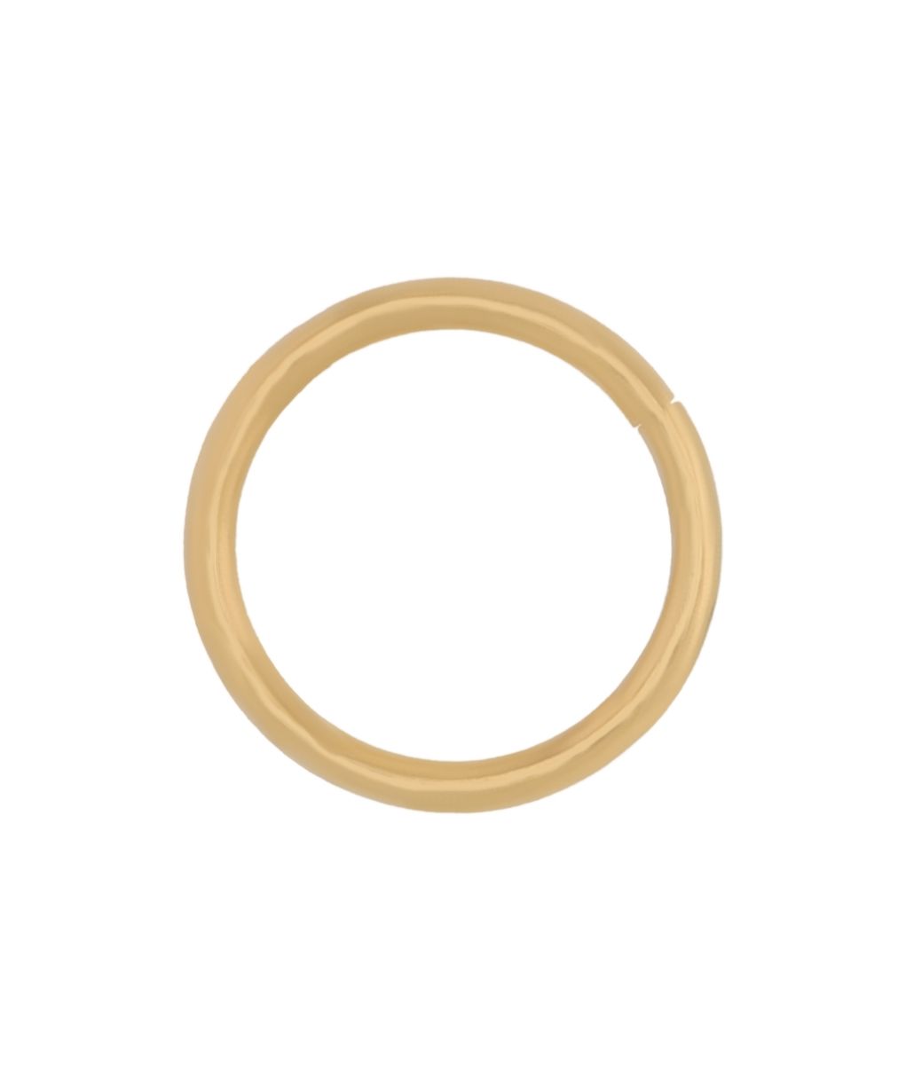 "Isabi" Nasenpiercing aus Edelstahl, goldfarbig, Stärke 1,2 mm / Ø 8 mm