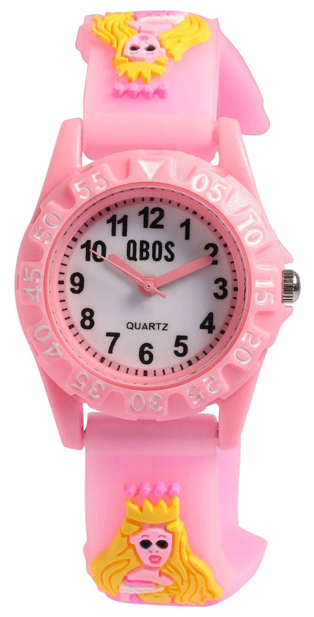 Qbos Kinderuhr Prinzessin mit Silikonband
