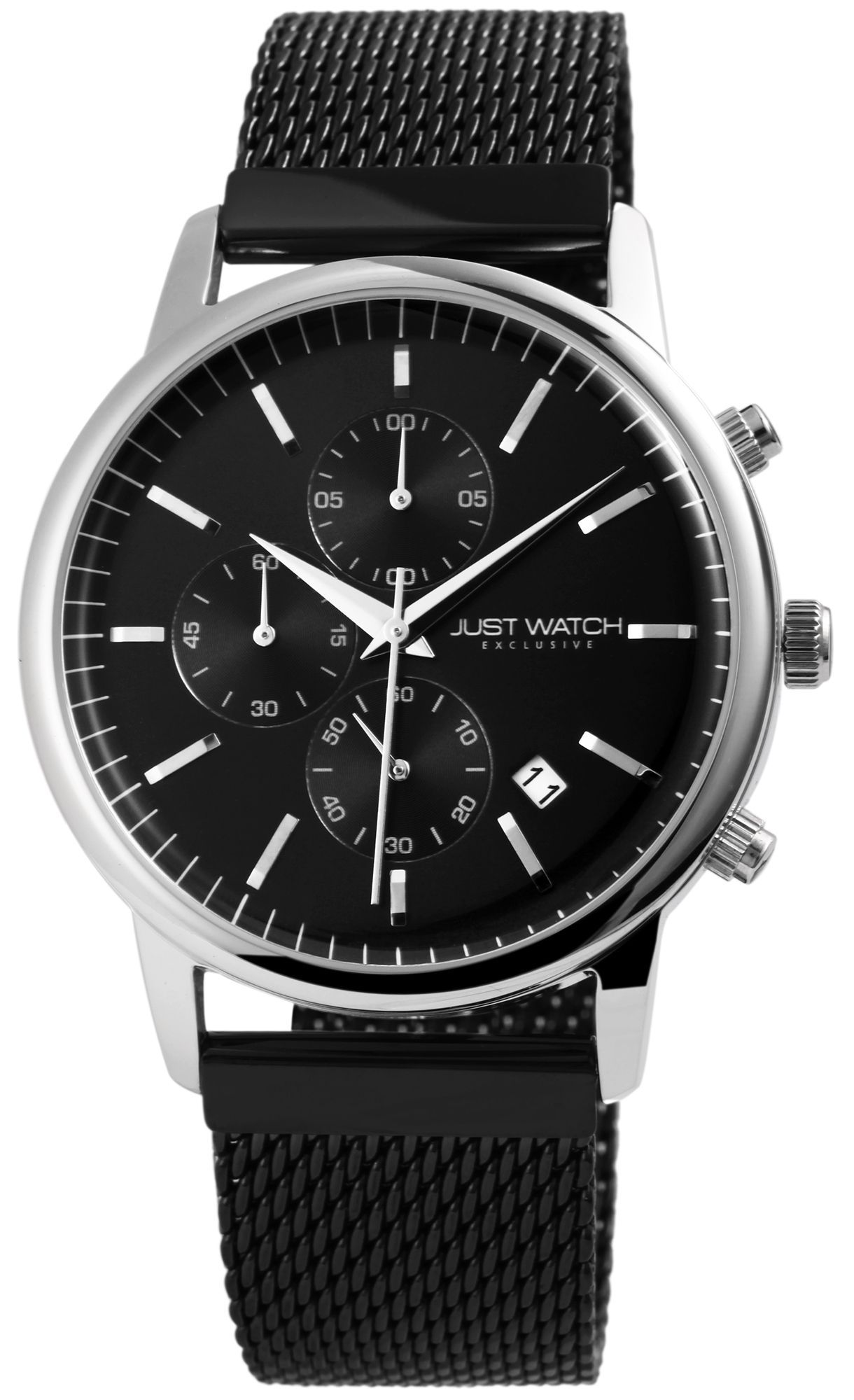 Just Watch Exclusive Herren Chronograph mit Edelstahlband