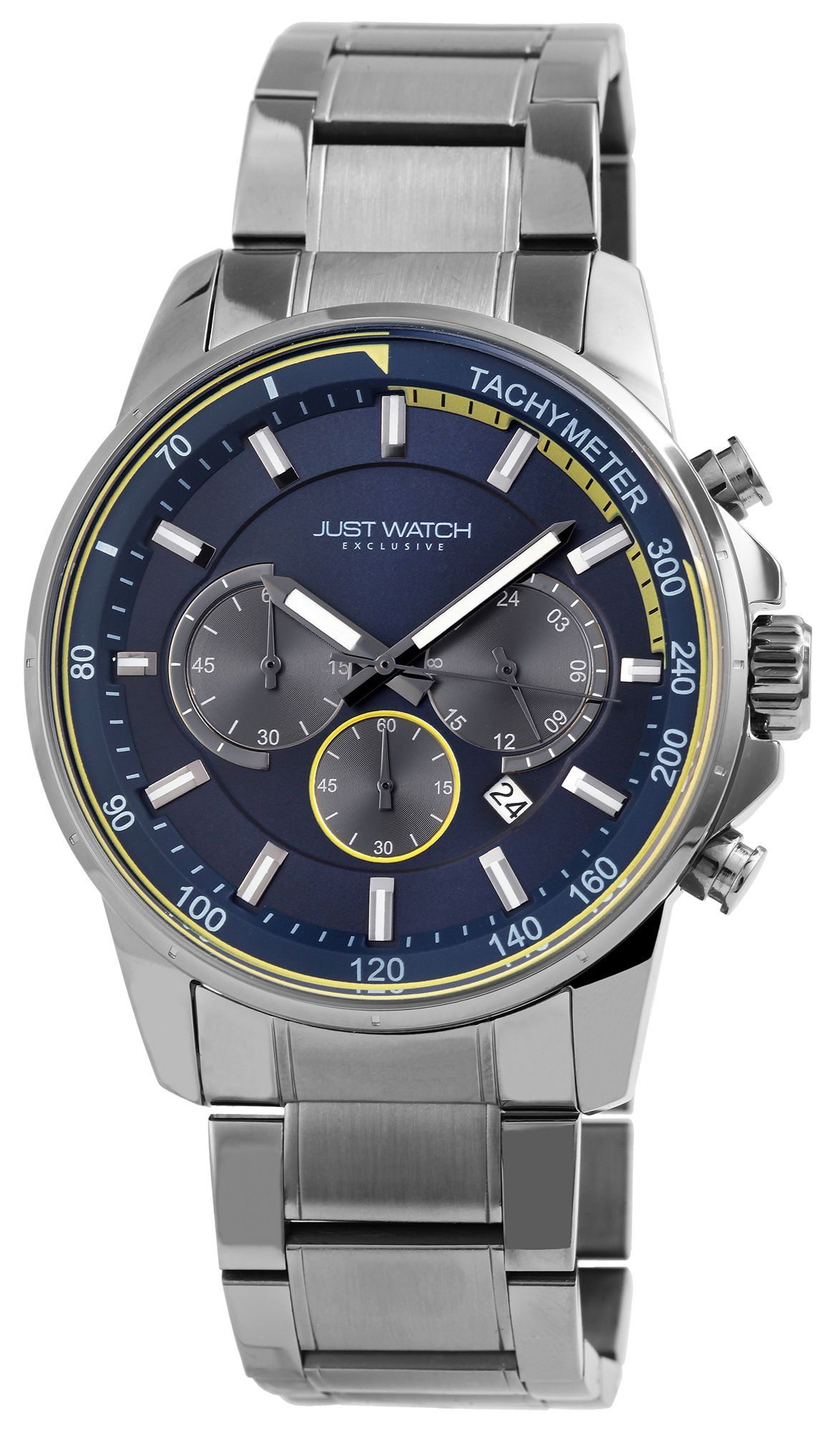 JUST WATCH EXCLUSIVE JW114 Herren Chronograph mit Edelstahlband