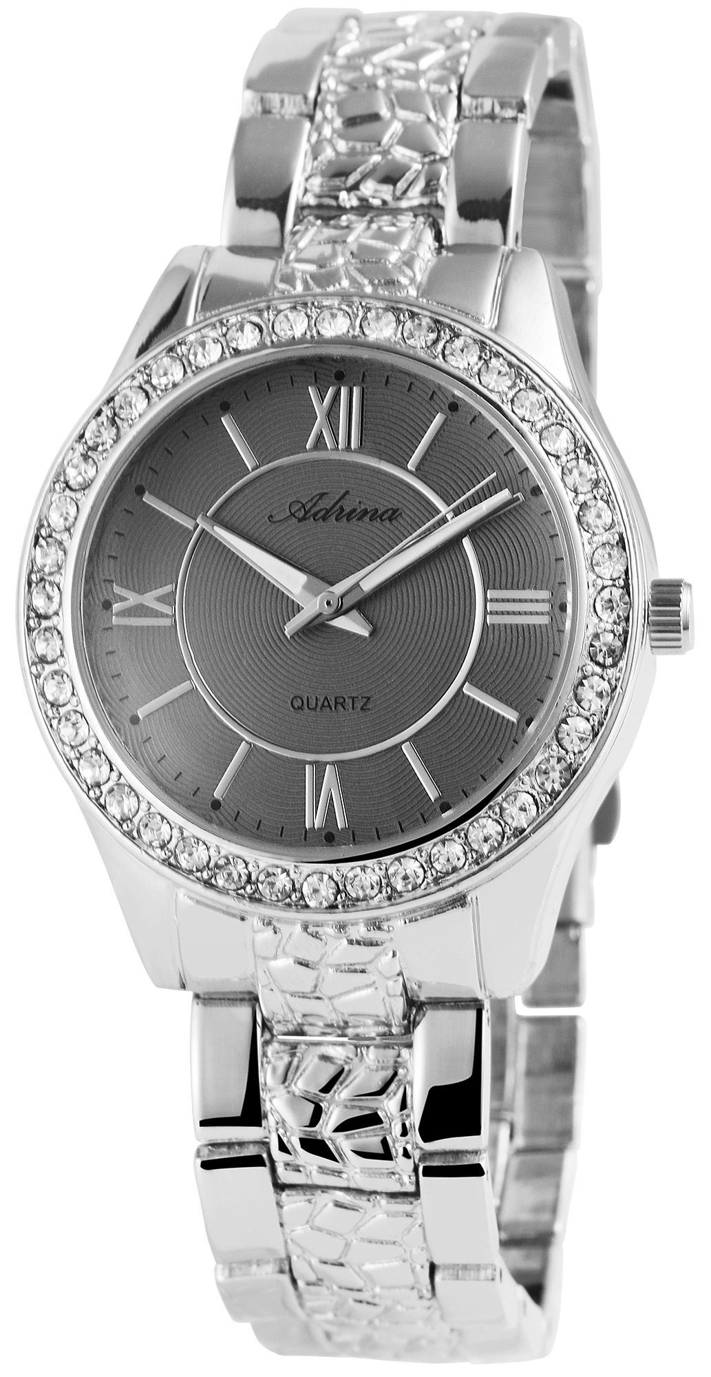 Adrina Damenuhr mit Metallarmband