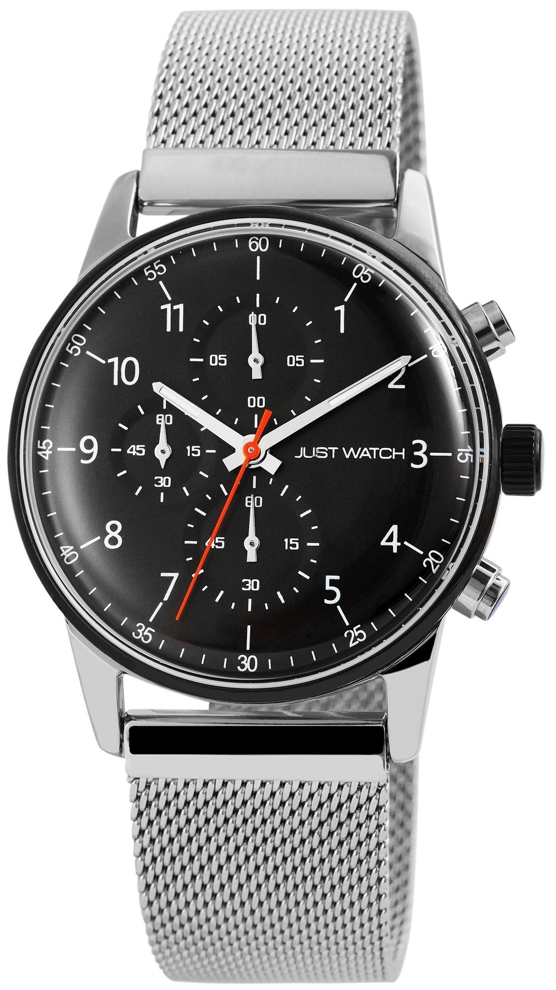 Just Watch Herren Chronograph mit Edelstahlband