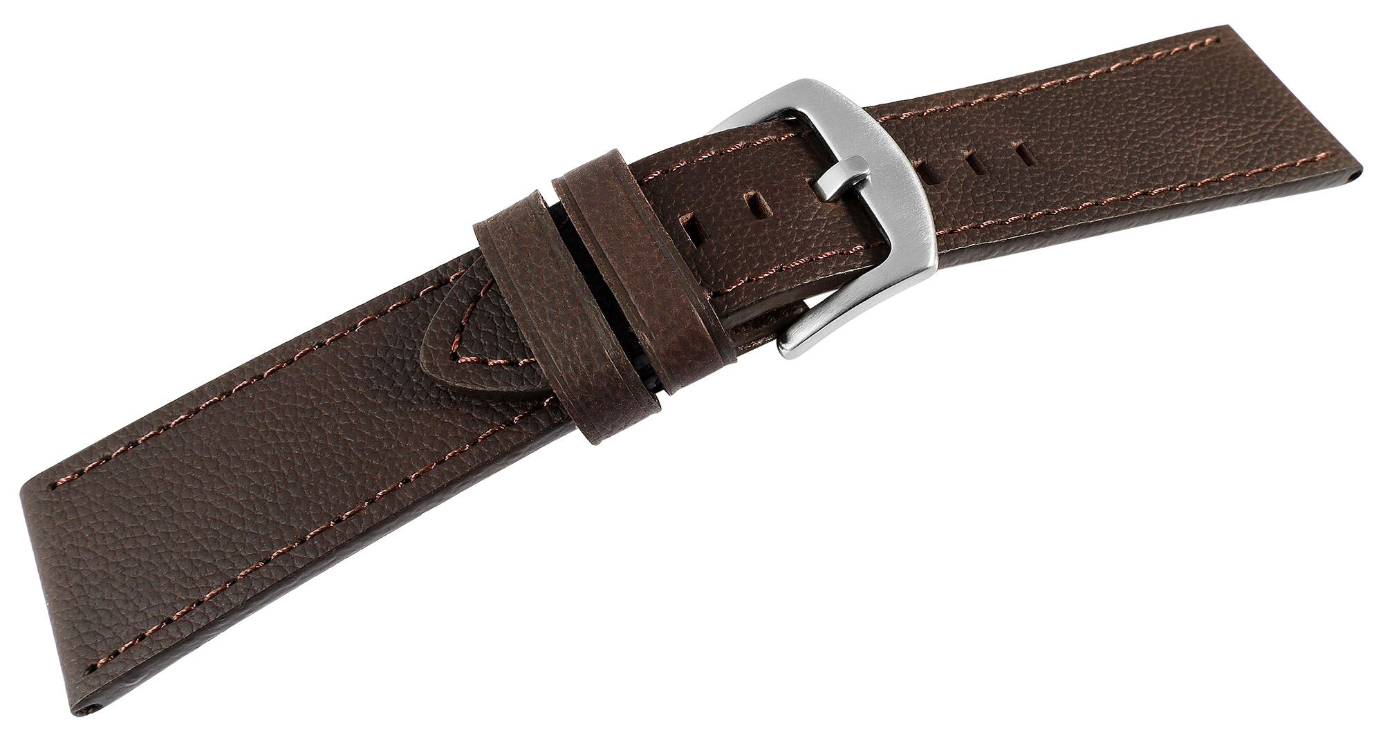 Echt Lederarmband, super soft, dunkelbraun