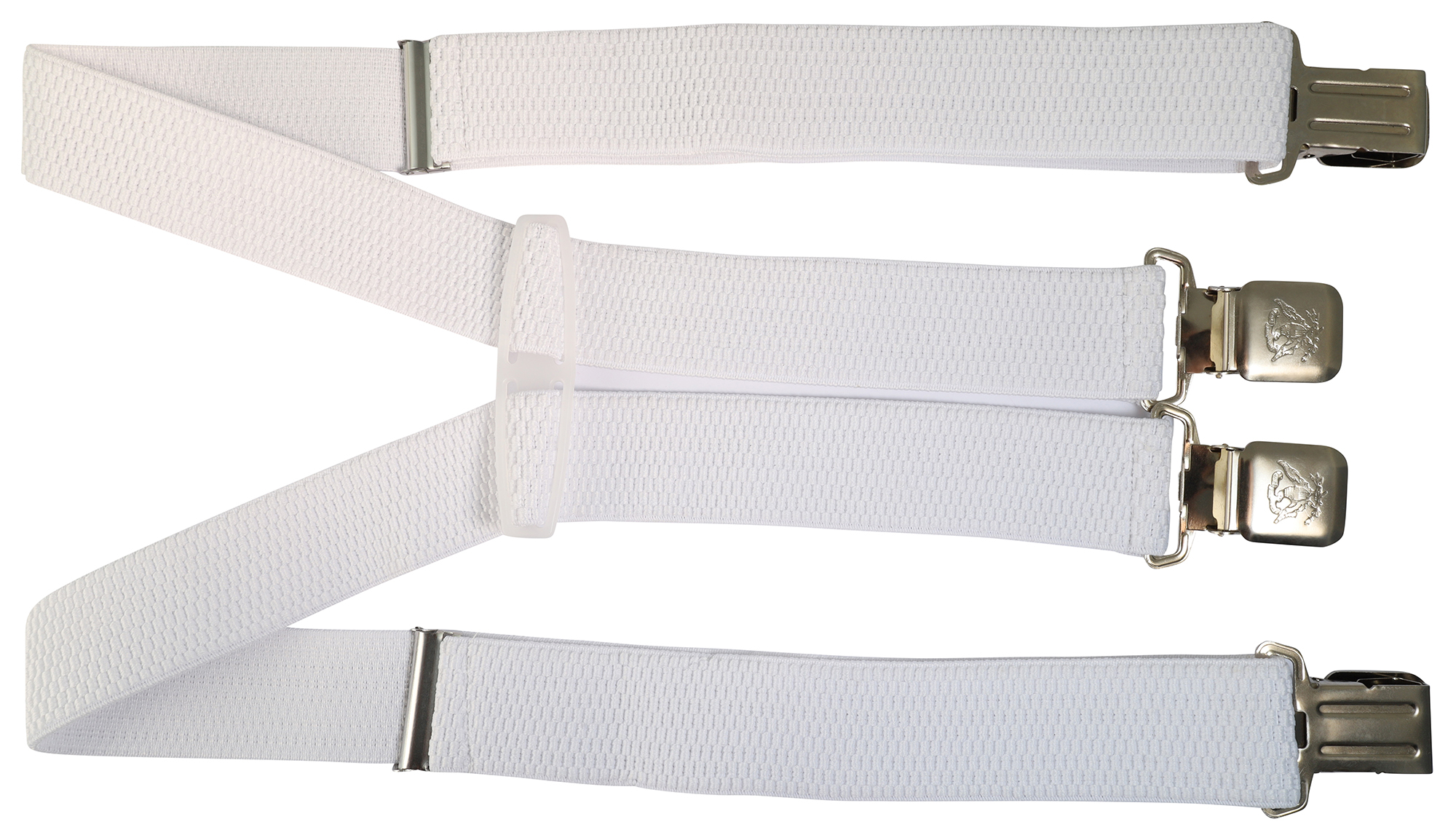 Hosenträger, 130 cm , elastisch. weiß