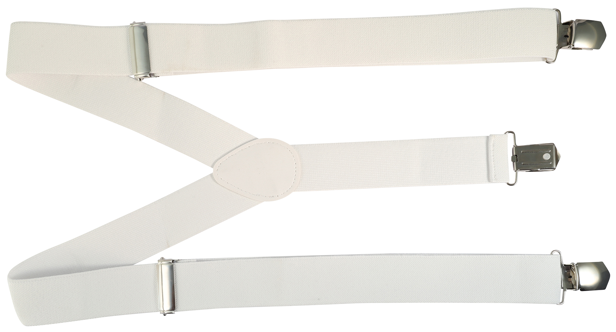 Hosenträger, 100 cm, elastisch, weiß