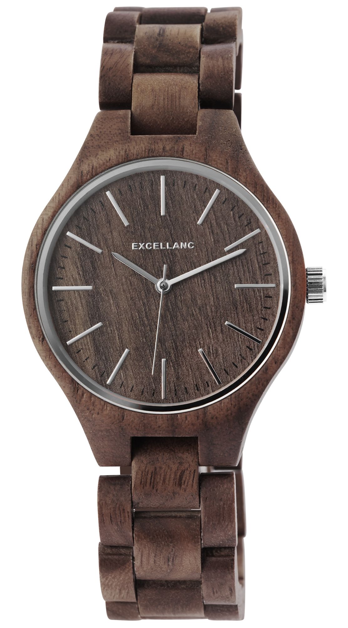 Excellanc Herrenarmbanduhr aus Holz