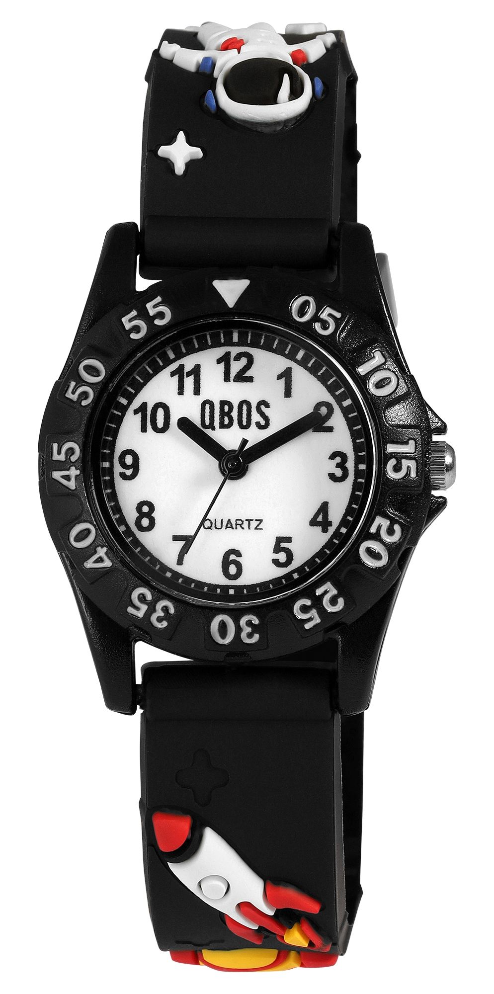 Qbos Kinderuhr mit Silikonband