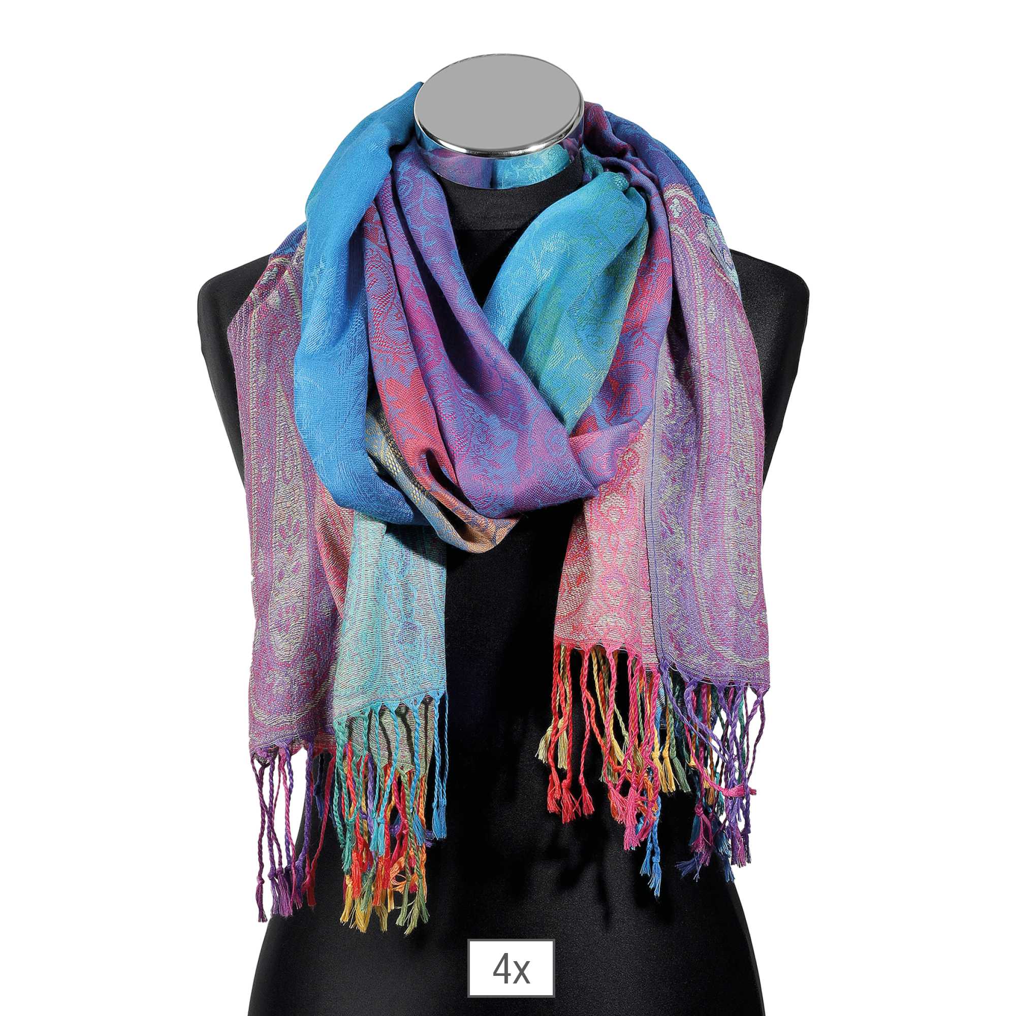 Schalpaket, 100% Polyester, VE 4, mehrfarbig Schalpaket, 100% Polyester, VE 4, mehrfarbig