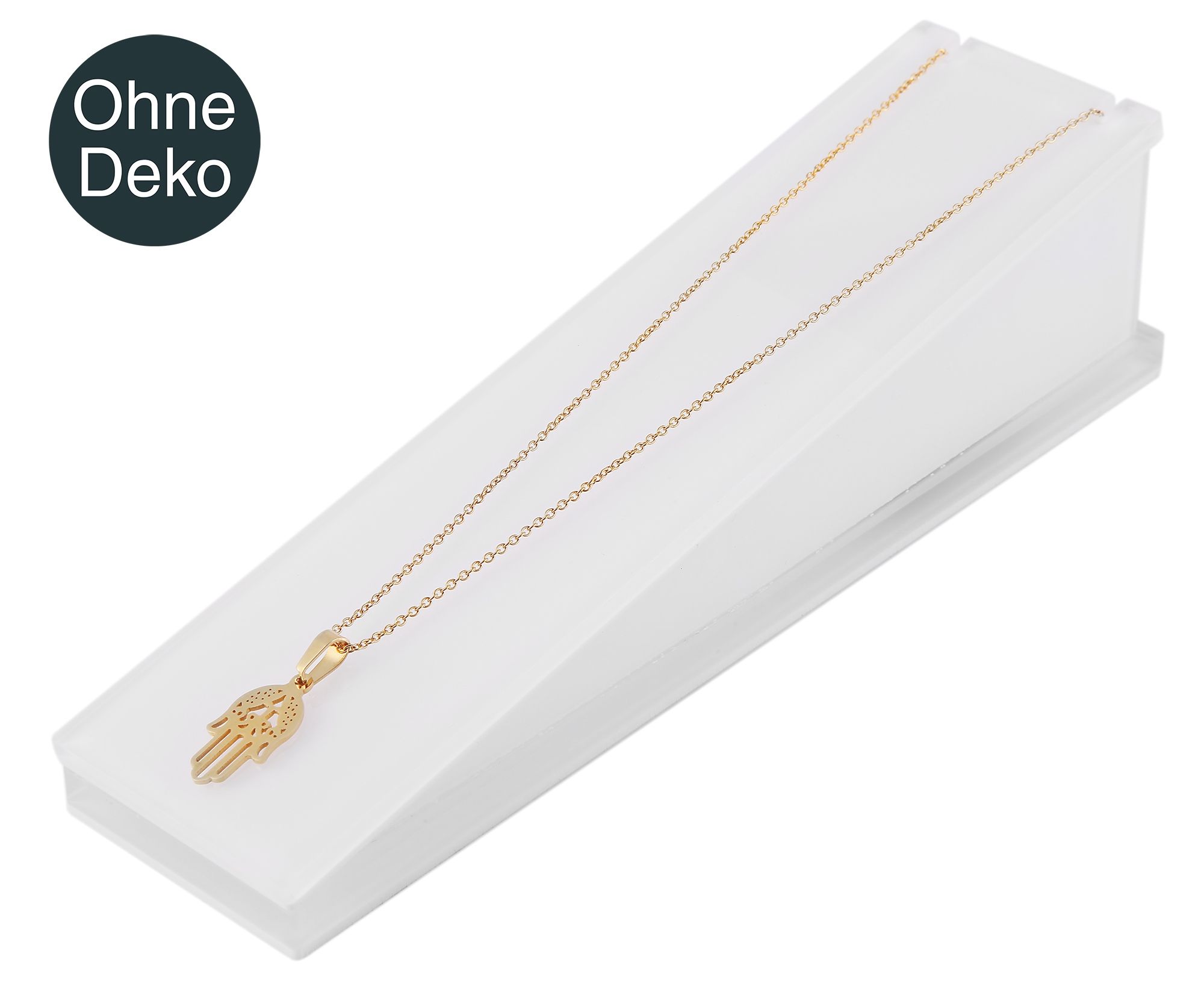 Display Kette, weiß, 20 cm x 5 cm x 5 cm