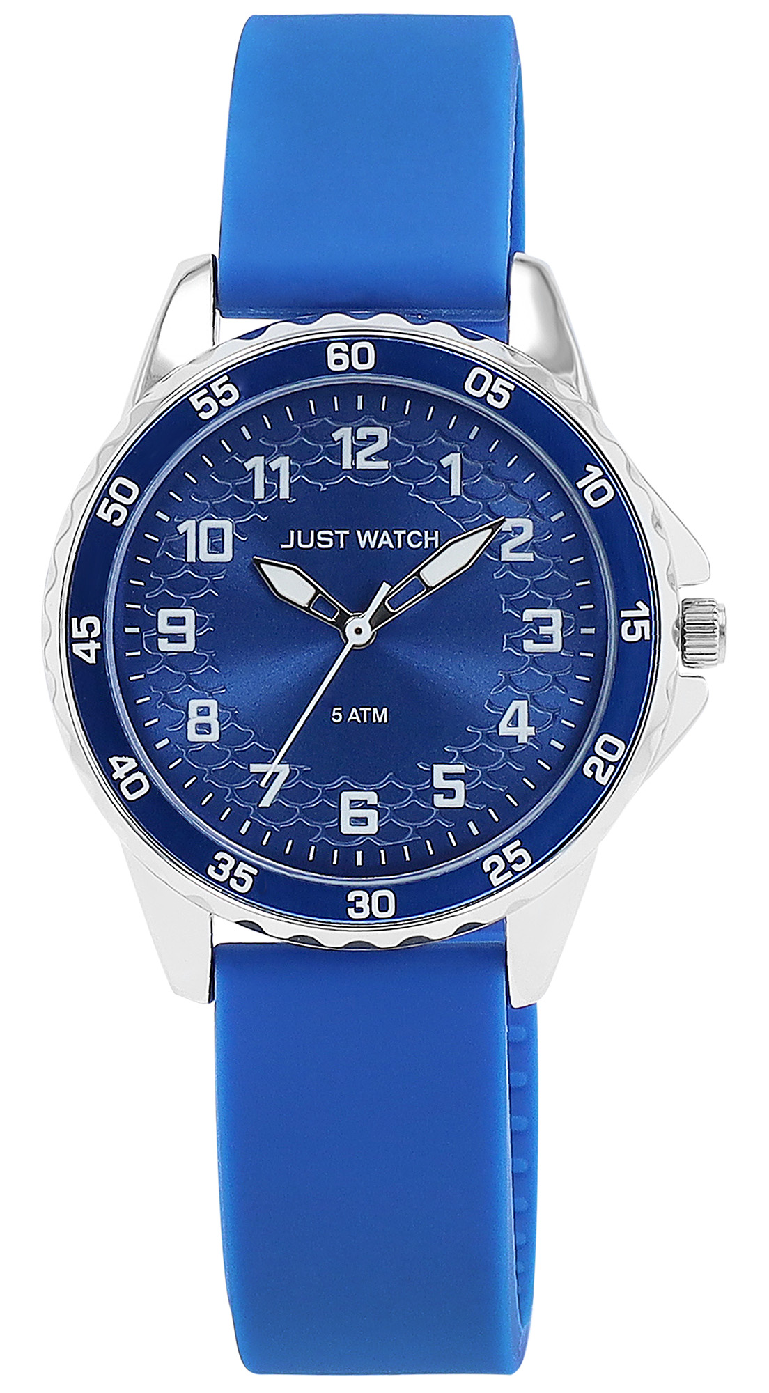 Just Watch Kinderuhr "Livia" mit Silikonarmband, 5 ATM, blau