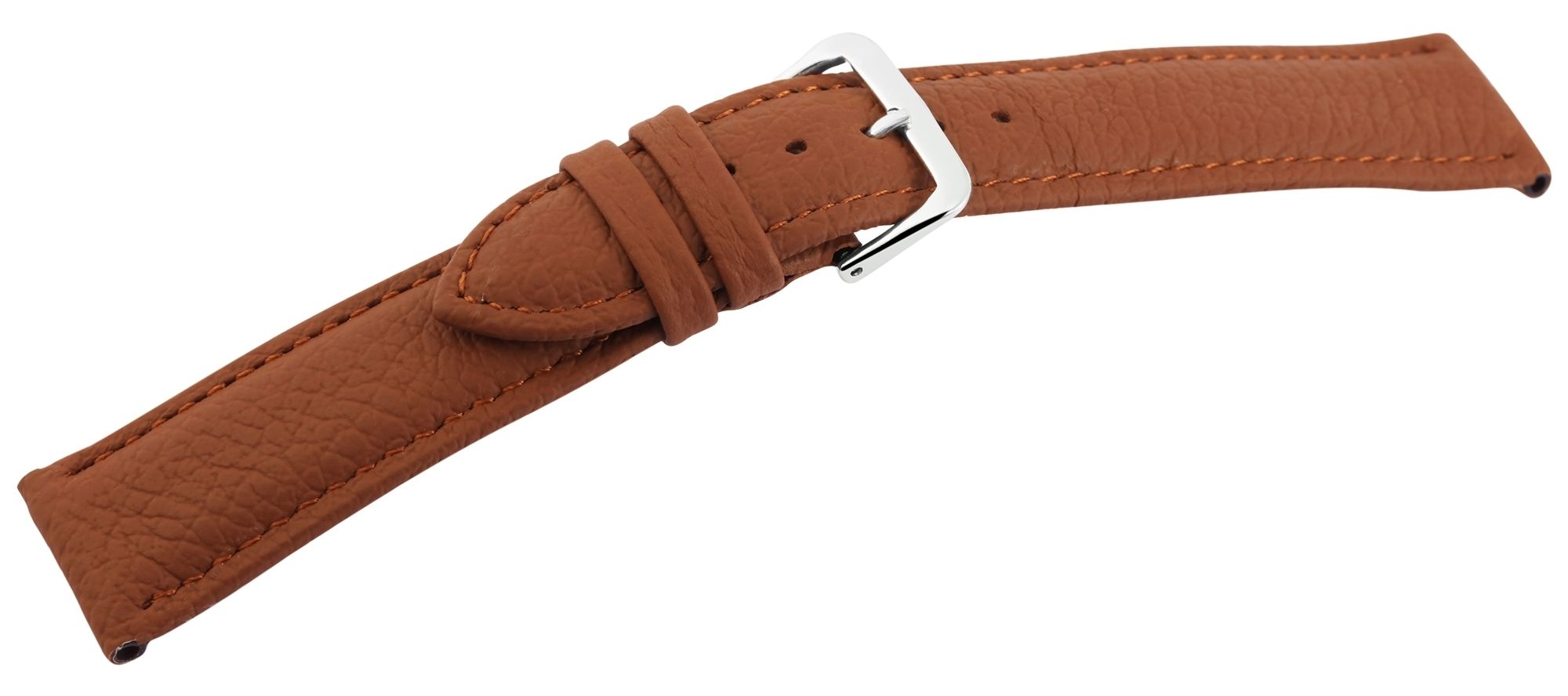 Echtleder-Uhrenarmband, braun, VE 10, 24 mm