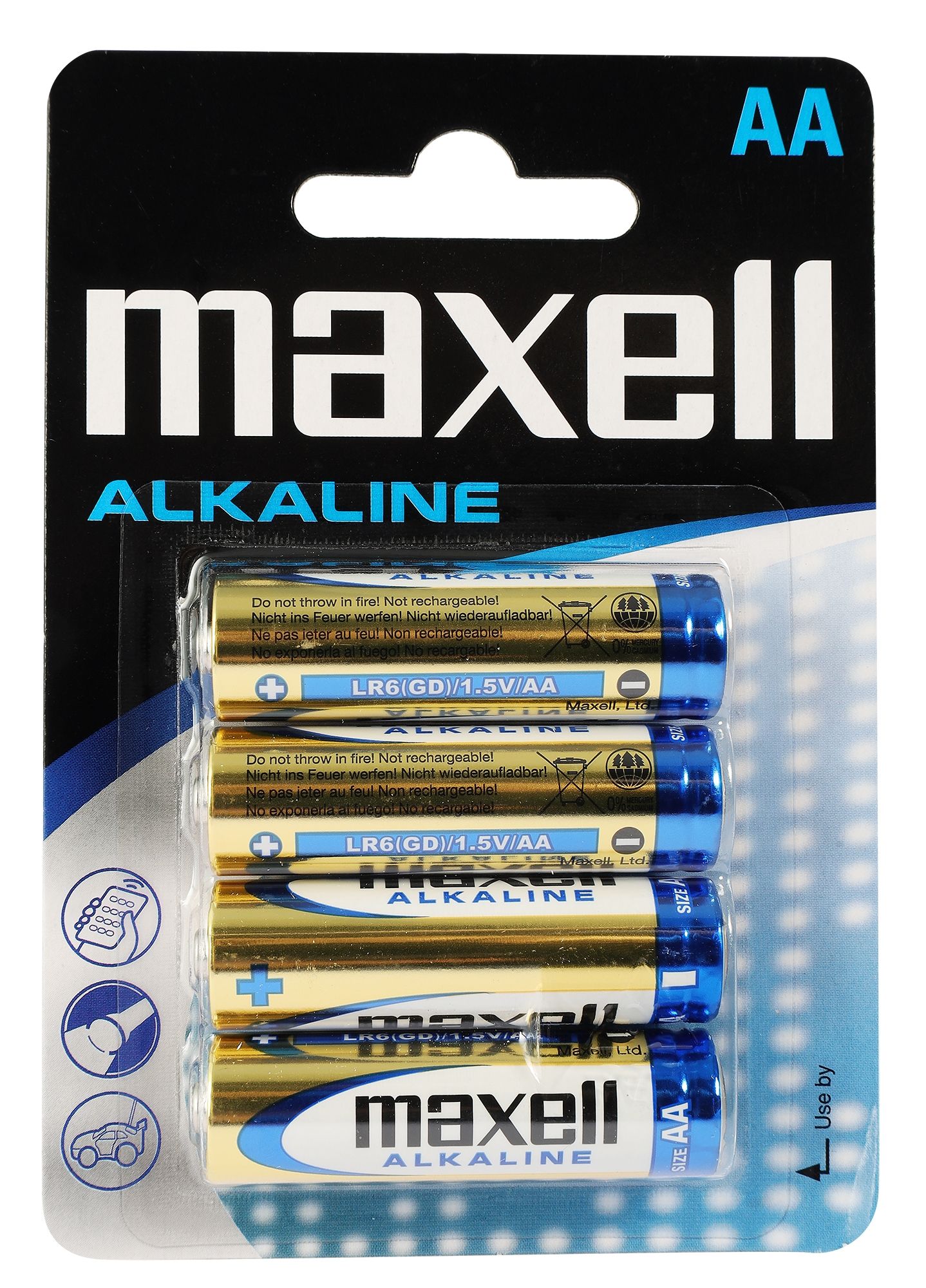 Maxell Alkaline LR03/LR6 im 4er Blister