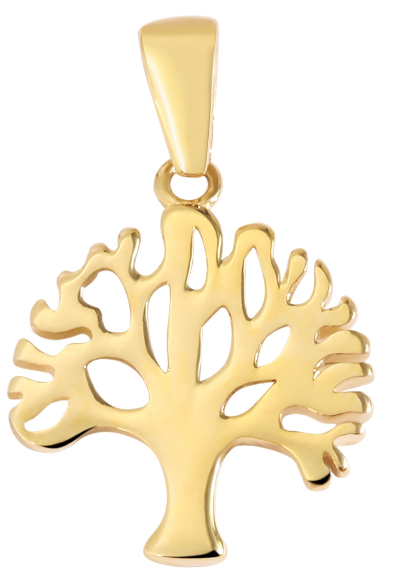 333/- Gold Anhänger "Lioba" ohne Kette, Lebensbaum, 8 Karat, Gelbgold