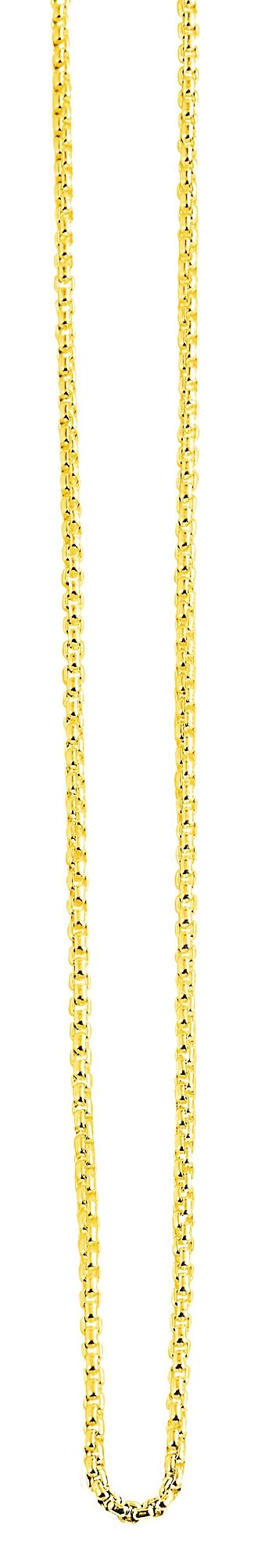 Akzent Veneziakette, Edelstahl, goldfarben, 55 cm