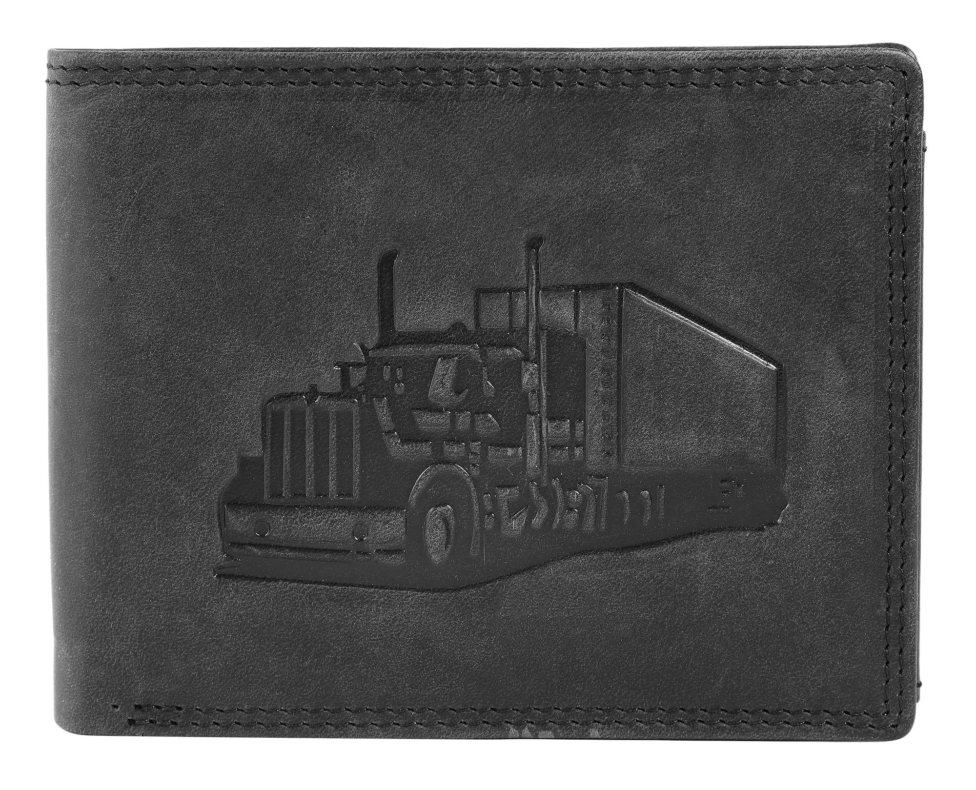 Akzent Geldbörse, RFID, Querformat, Truck, schwarz