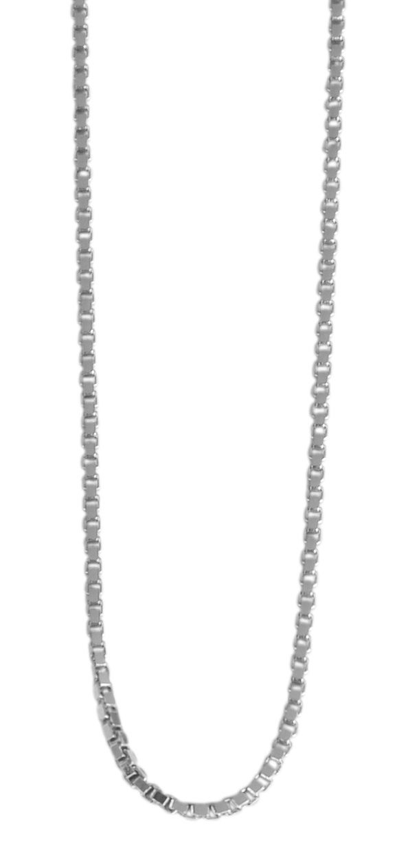"Samir", 925/rh Echt Silber Kette, silberfarben, 42 cm