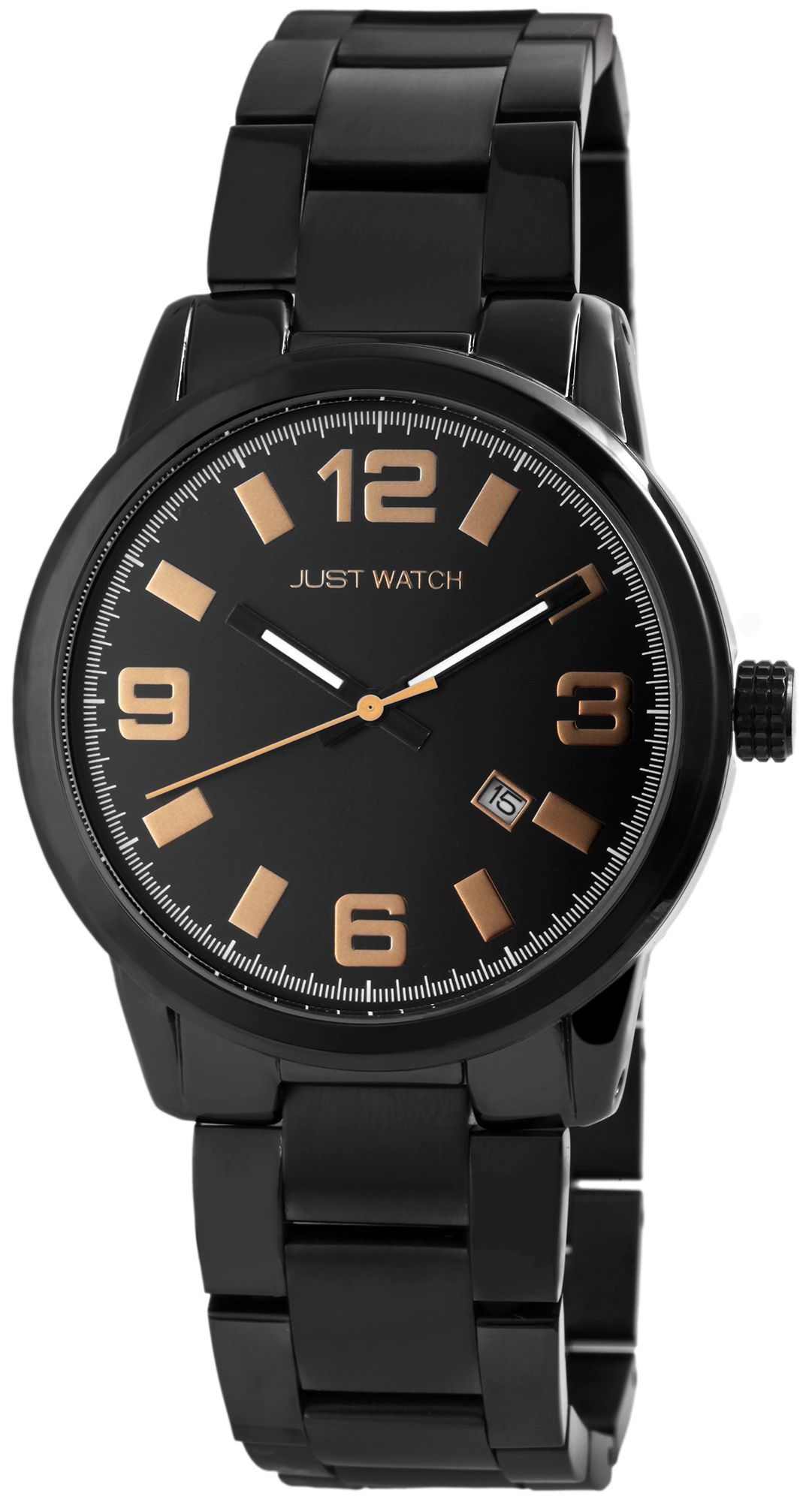 JUST WATCH Herrenuhr mit Edelstahlarmband