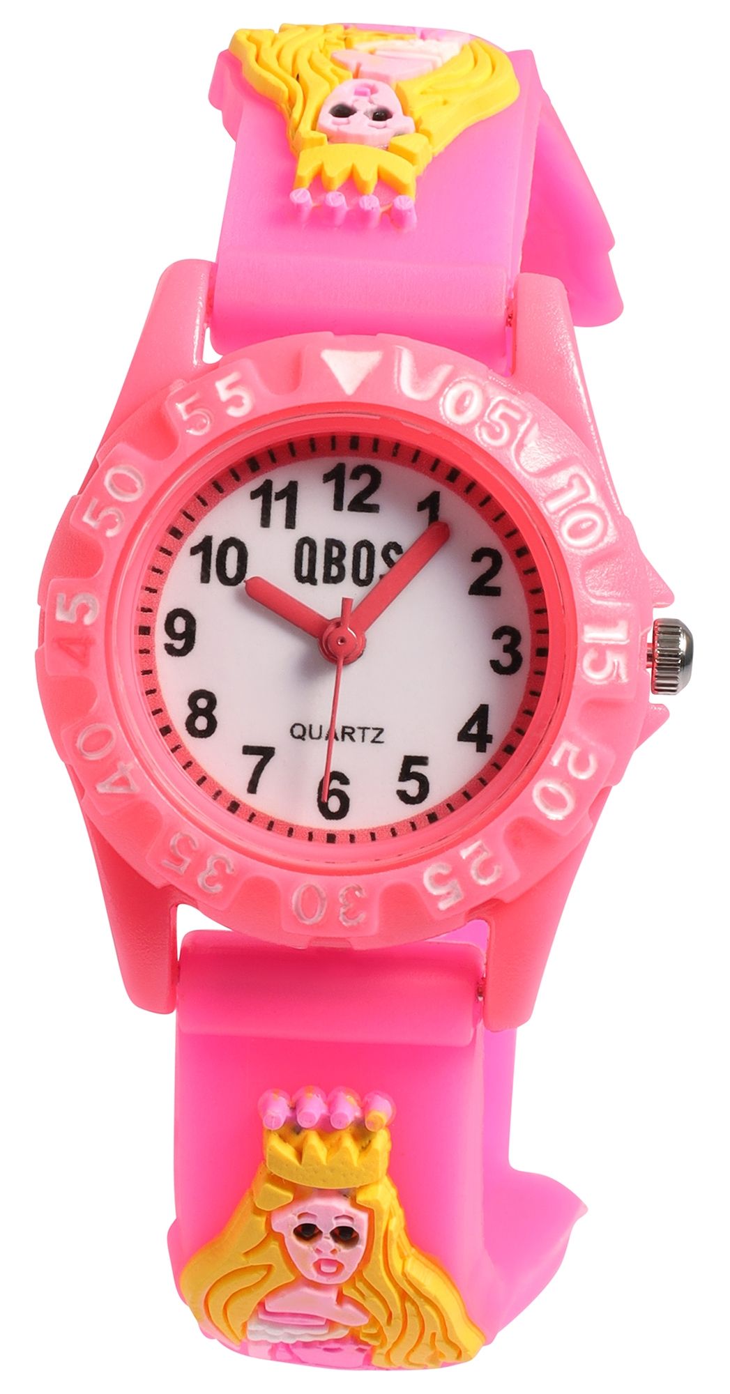 Qbos Kinderuhr Prinzessin mit Silikonband