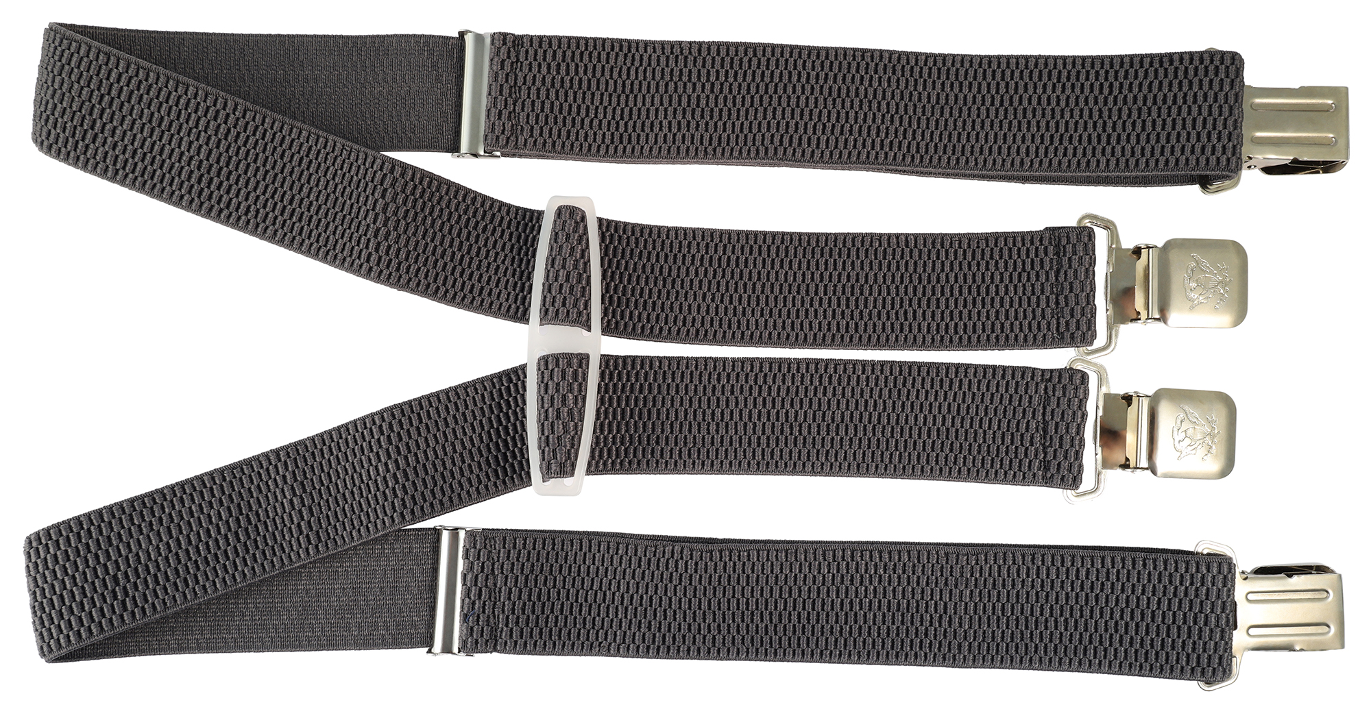 Hosenträger, 120 cm, elastisch, grau