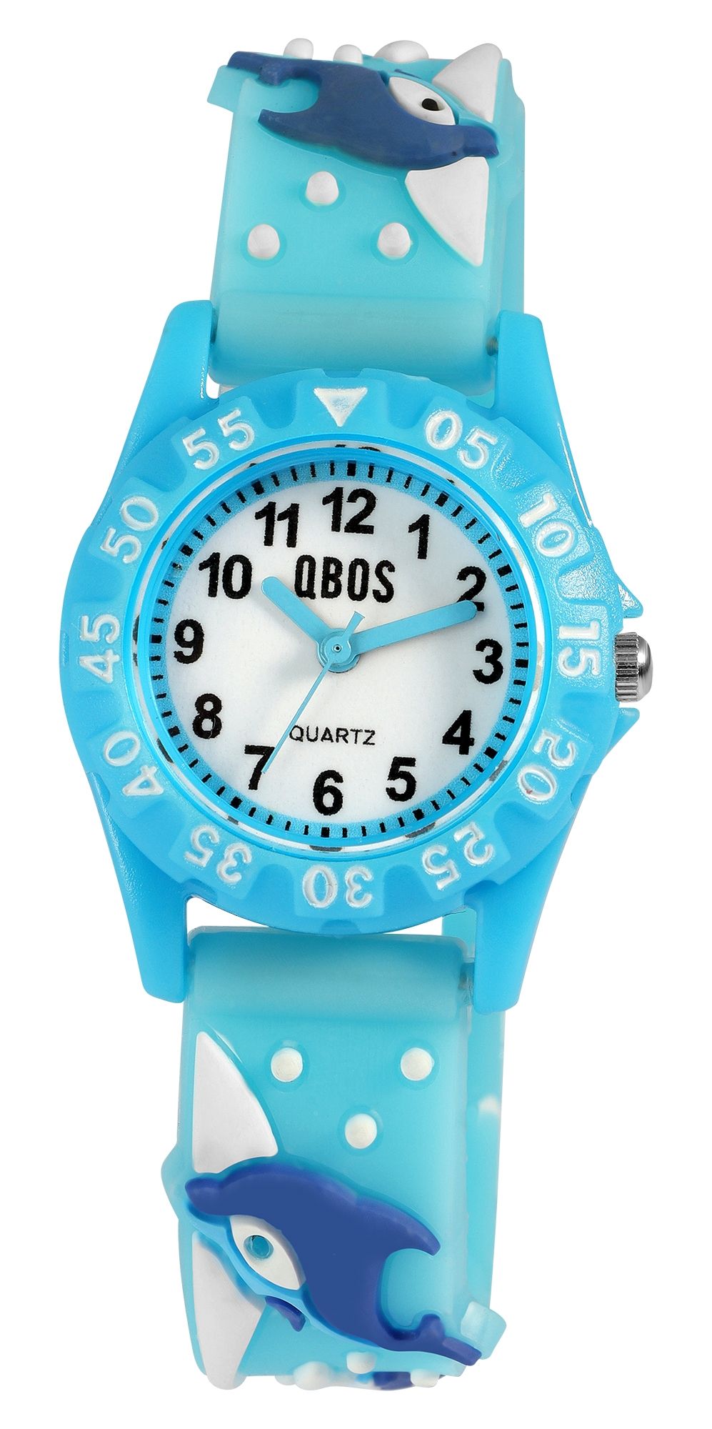 Qbos Kinderuhr mit Silikonband