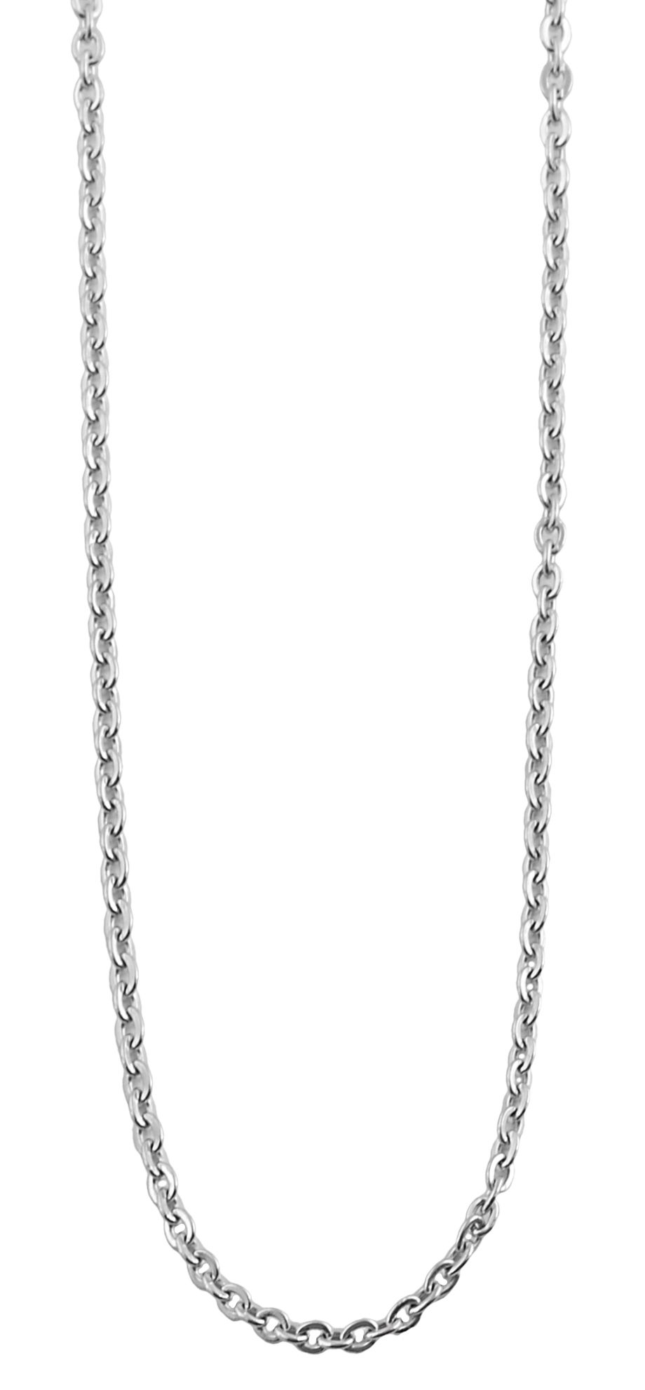 "Diella", Akzent Edelstahl Ankerkette, silberfarben, 50 cm