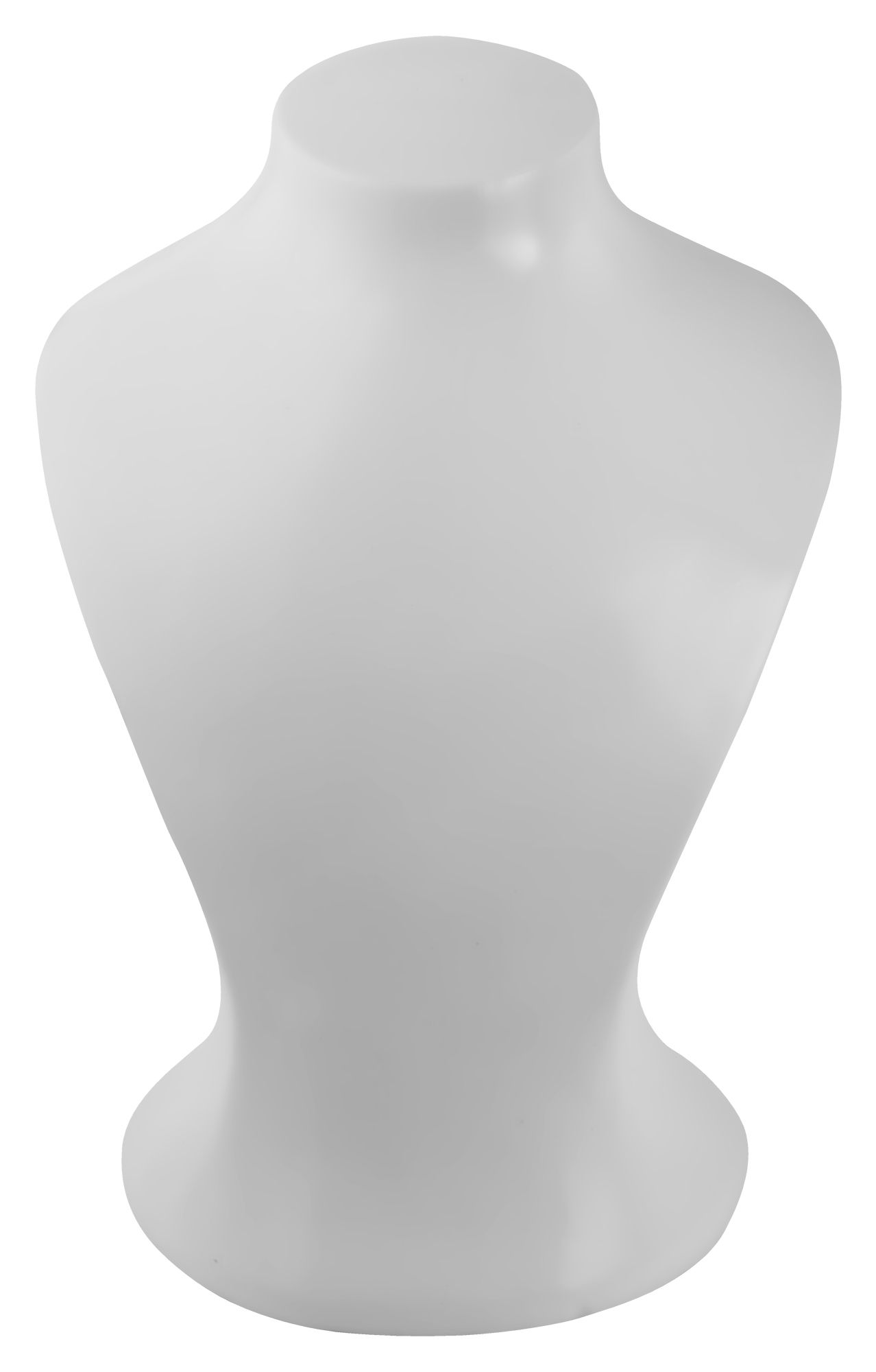 Büste, Kunststoff, weiß, 25 cm x 20 cm x 14 cm