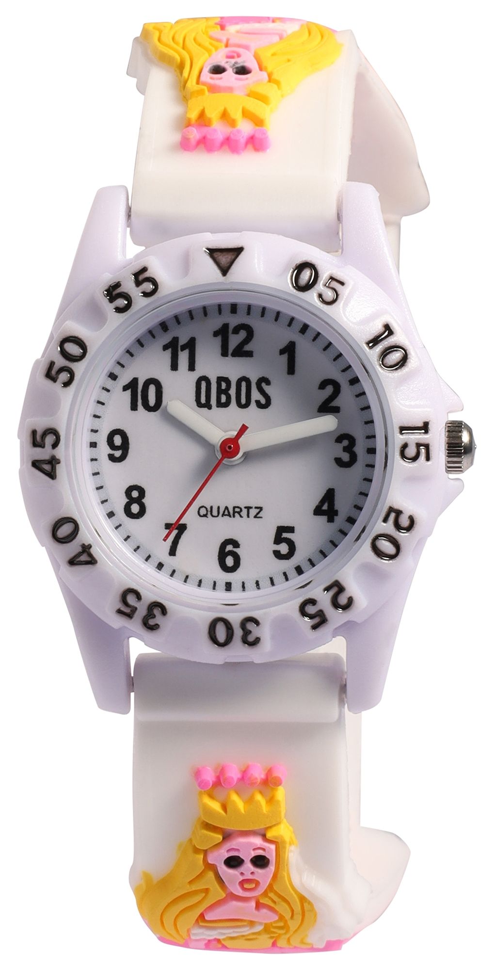 Qbos Kinderuhr Prinzessin mit Silikonband