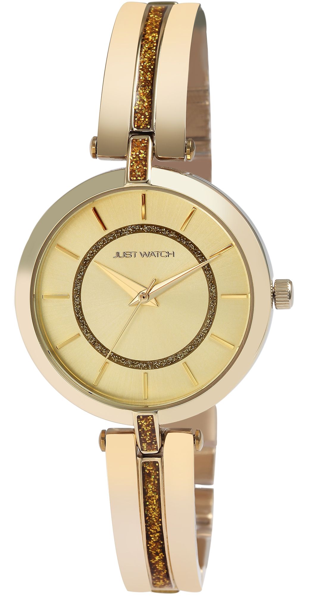 Just Watch Damenuhr mit Edelstahlarmband, goldfarben
