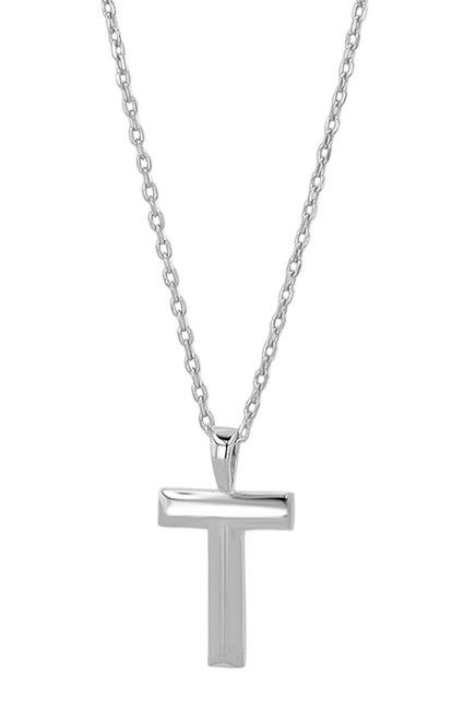 "Silia", 925/- Echt Silber Kette, Anhänger Kreuz, silberfarben, rhodiniert