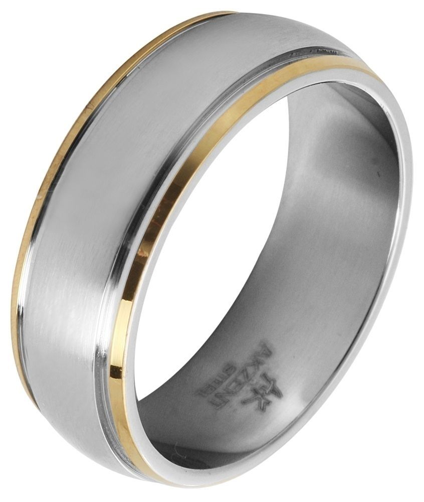 Akzent Damen-Ring aus Edelstahl