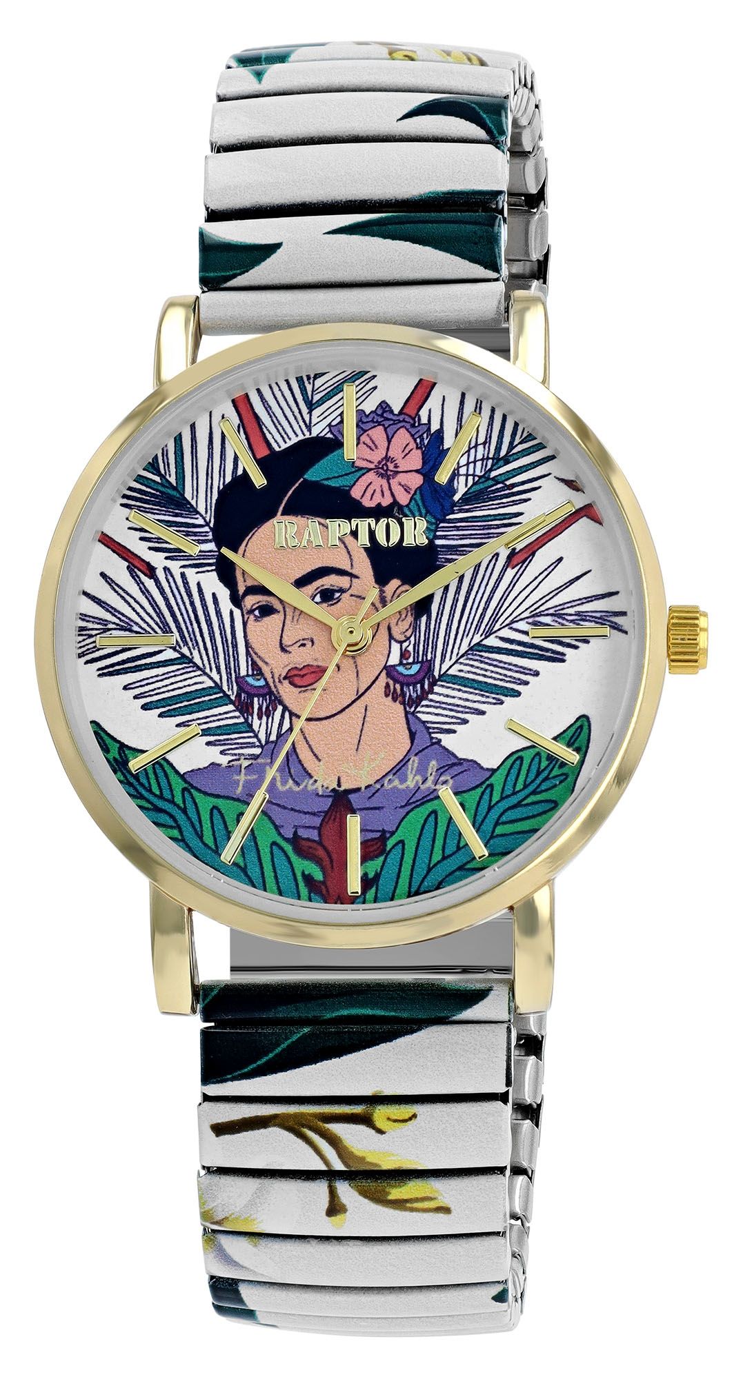Raptor Damenarmbanduhr "Frida Kahlo Edition" mit Zugband