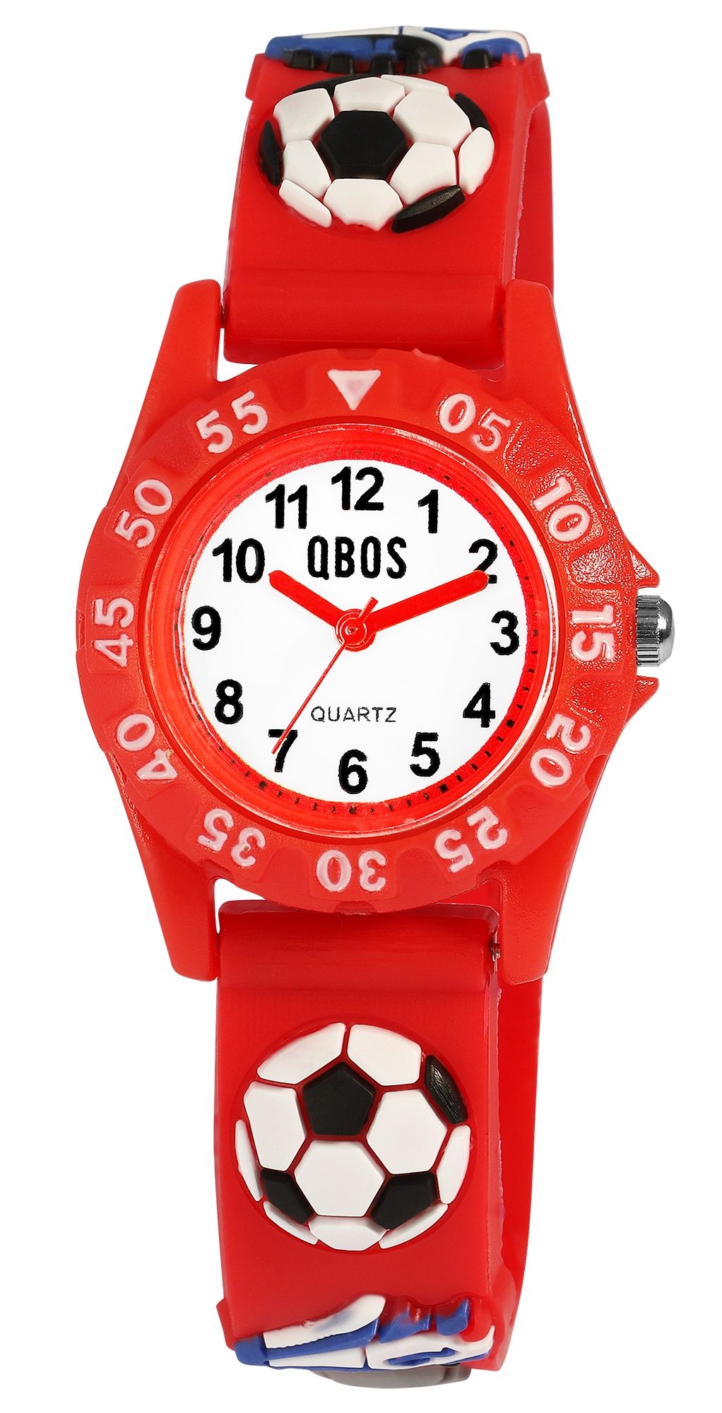 Qbos Kinderuhr mit Silikonband