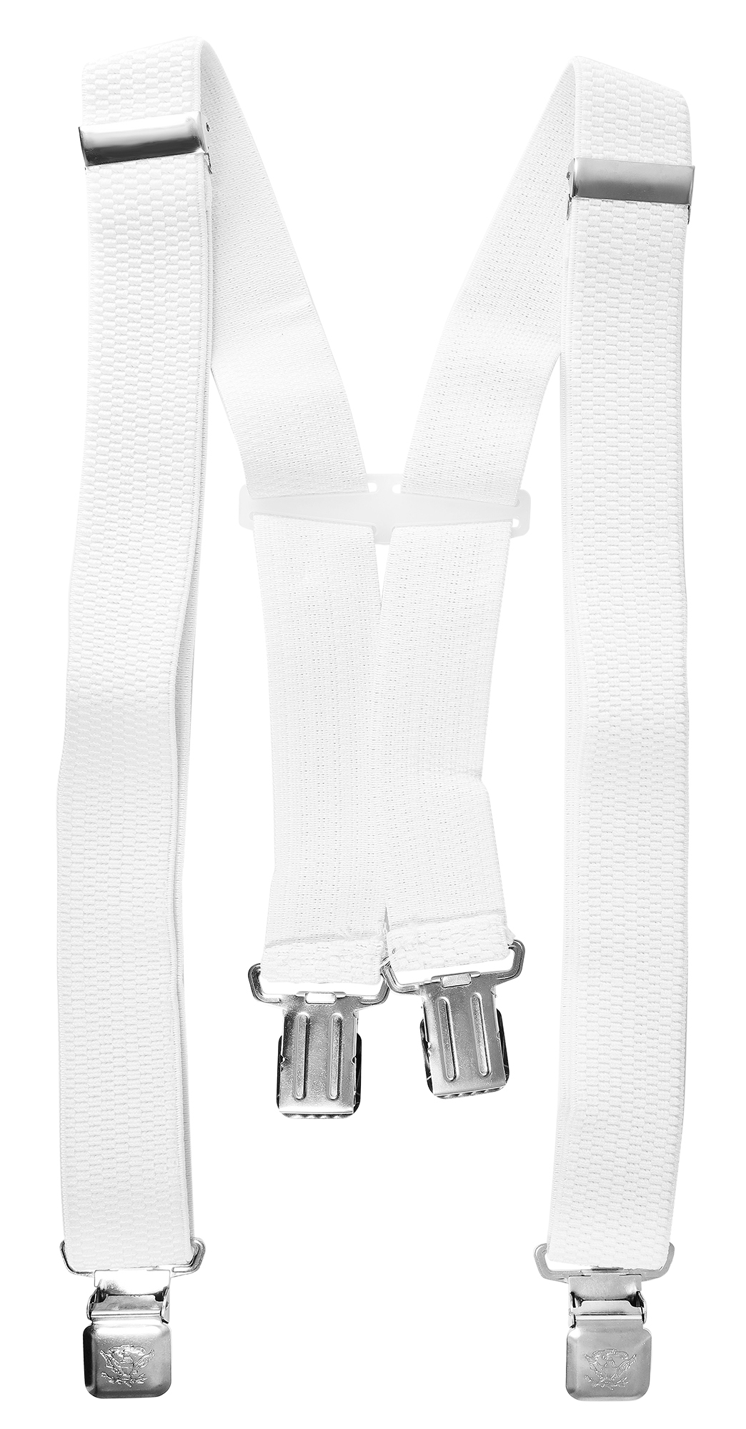 Hosenträger, 90 cm , elastisch, weiß