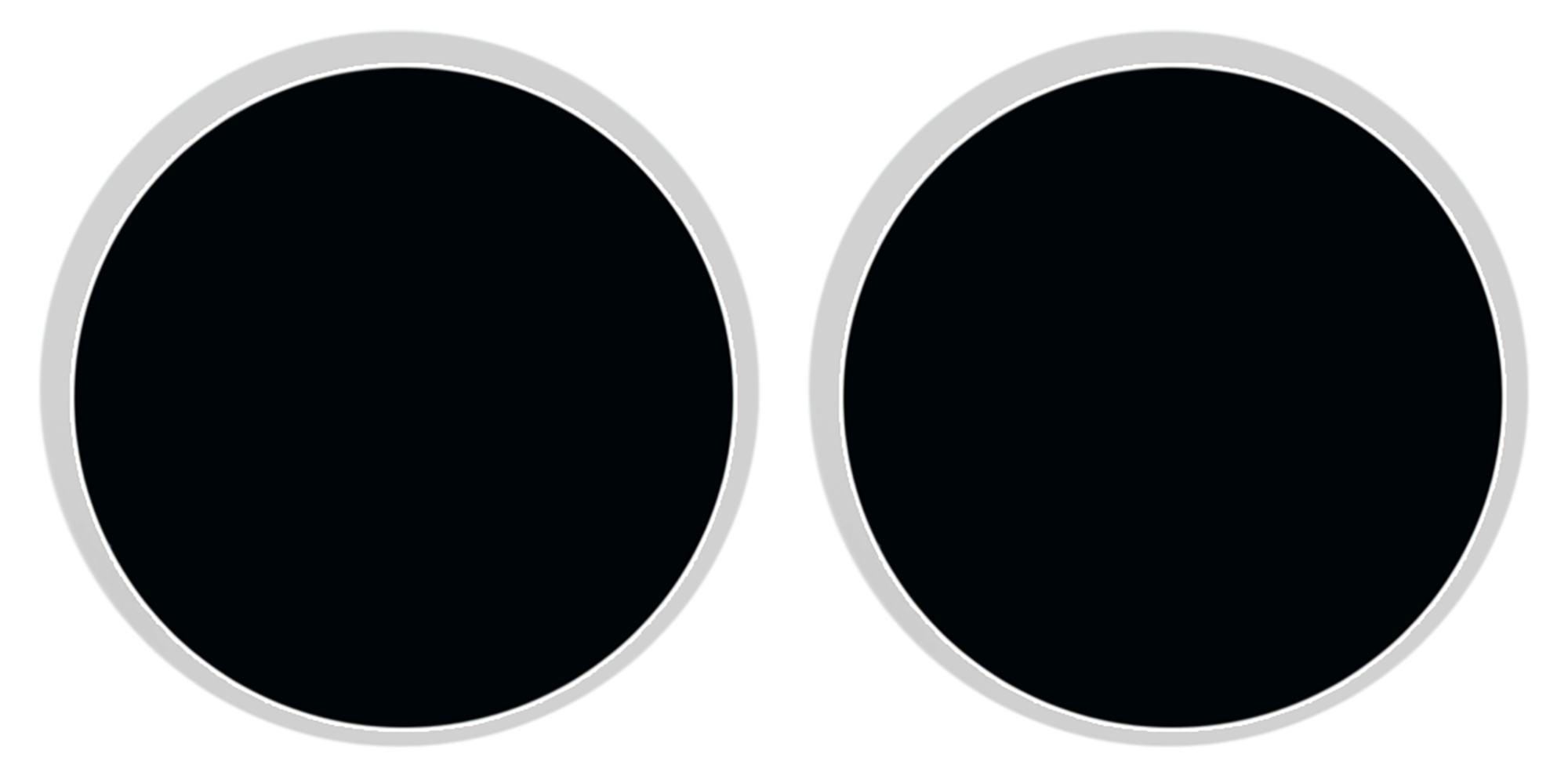 "Jimmy", Titan Ohrstecker, Knopf, schwarzer Stein, titan