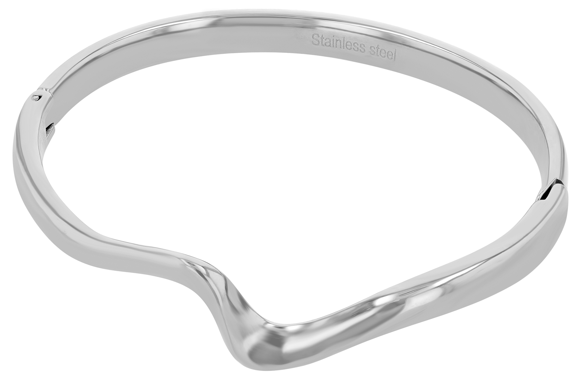 "Jenny" Edelstahl Spangenarmband, silberfarben