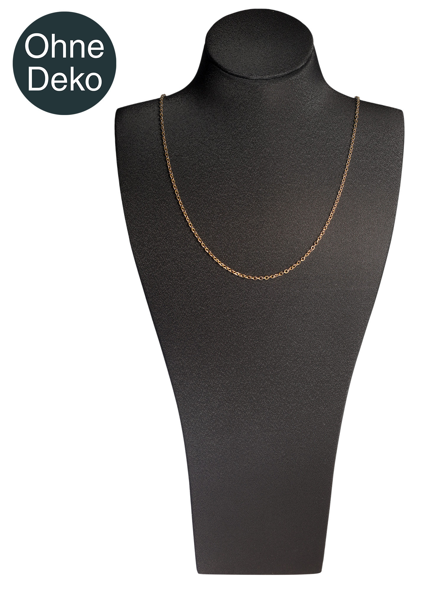 Büste (Dekoserie Soft), PU-bezogen, 26,5 cm, schwarz