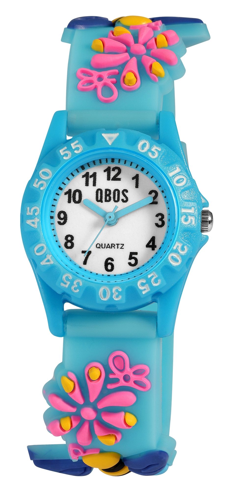 Qbos Kinderuhr mit Silikonband